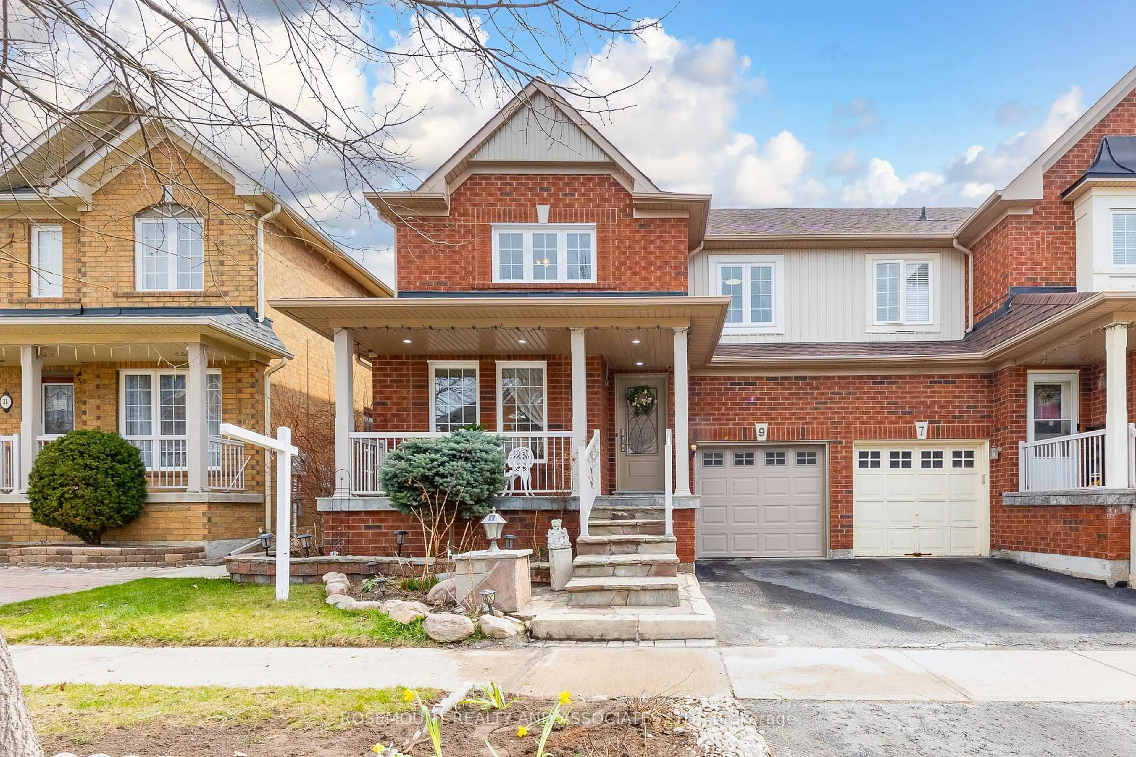 Home with brick exterior material, street for 9 McKennon St, Markham Ontario L6E 1H6