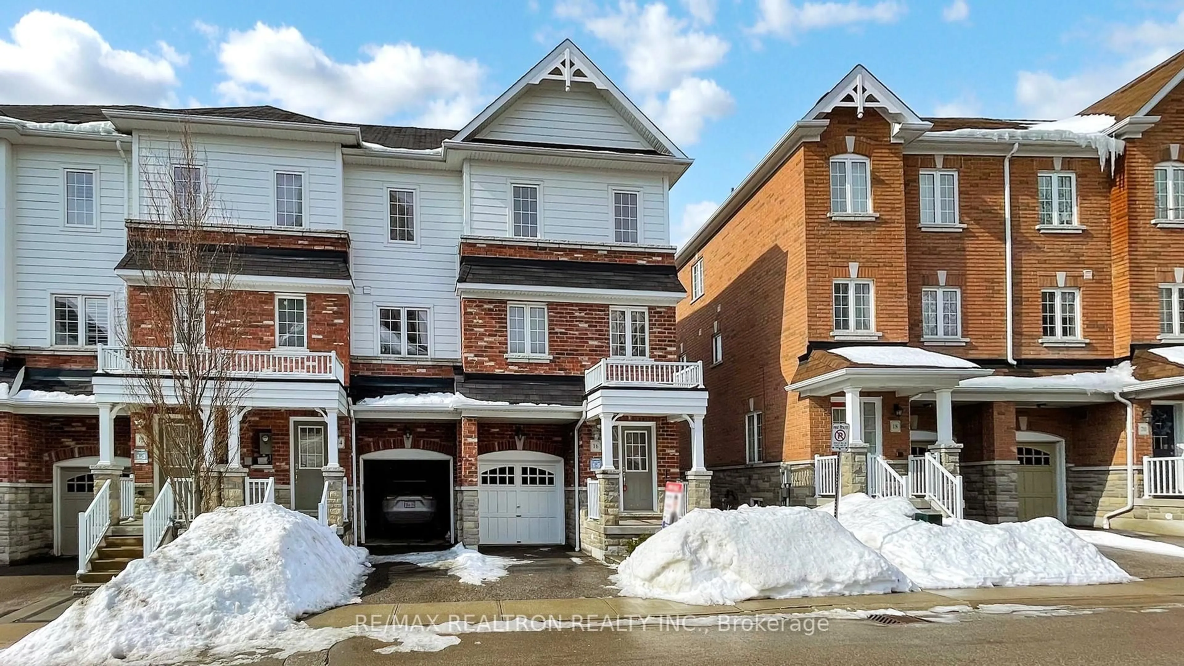 Home with brick exterior material, street for 16 Eastern Skies Way, Markham Ontario L6E 0N8