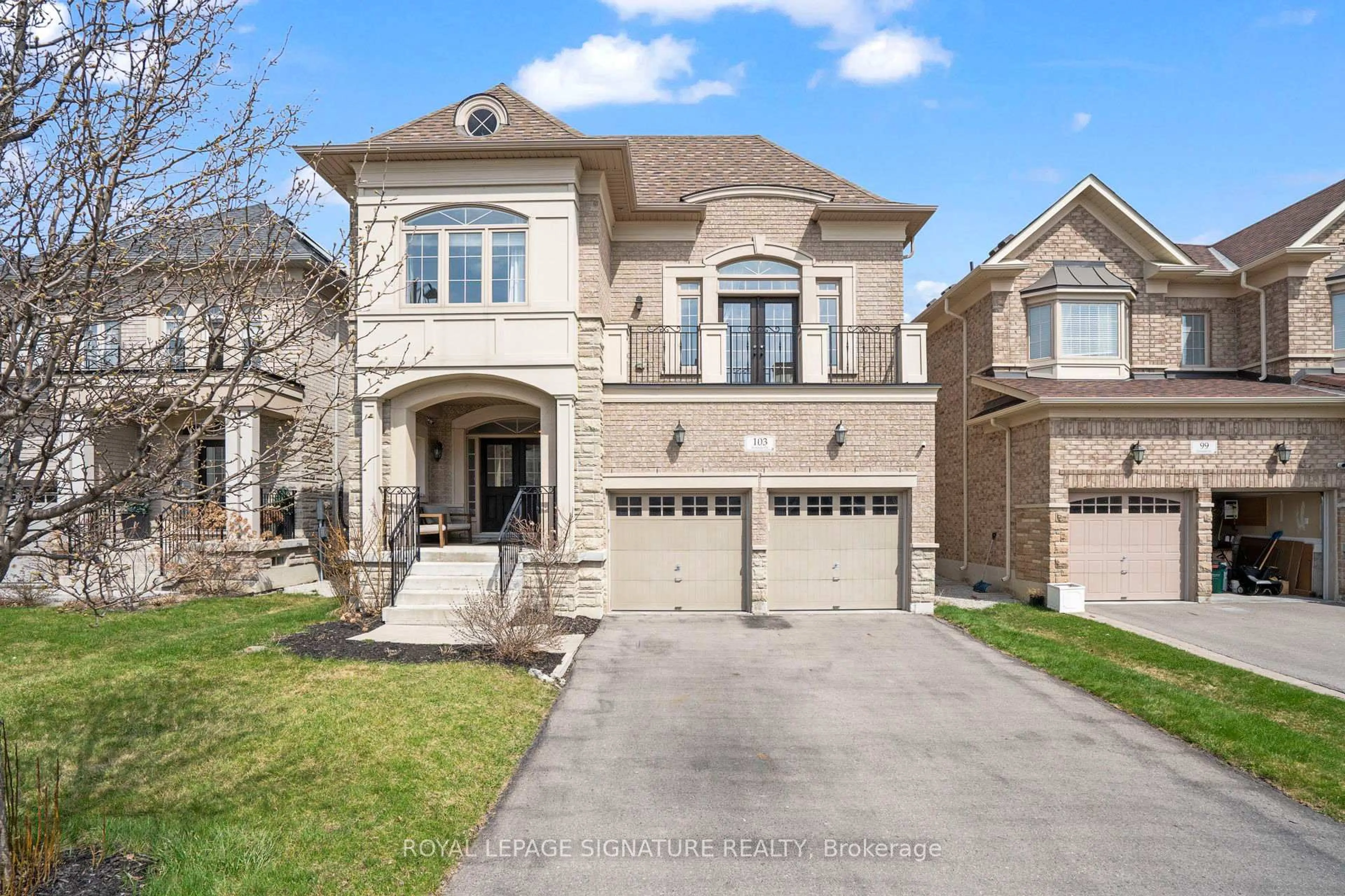 Home with brick exterior material, street for 103 Ironside Dr, Vaughan Ontario L4H 4C4