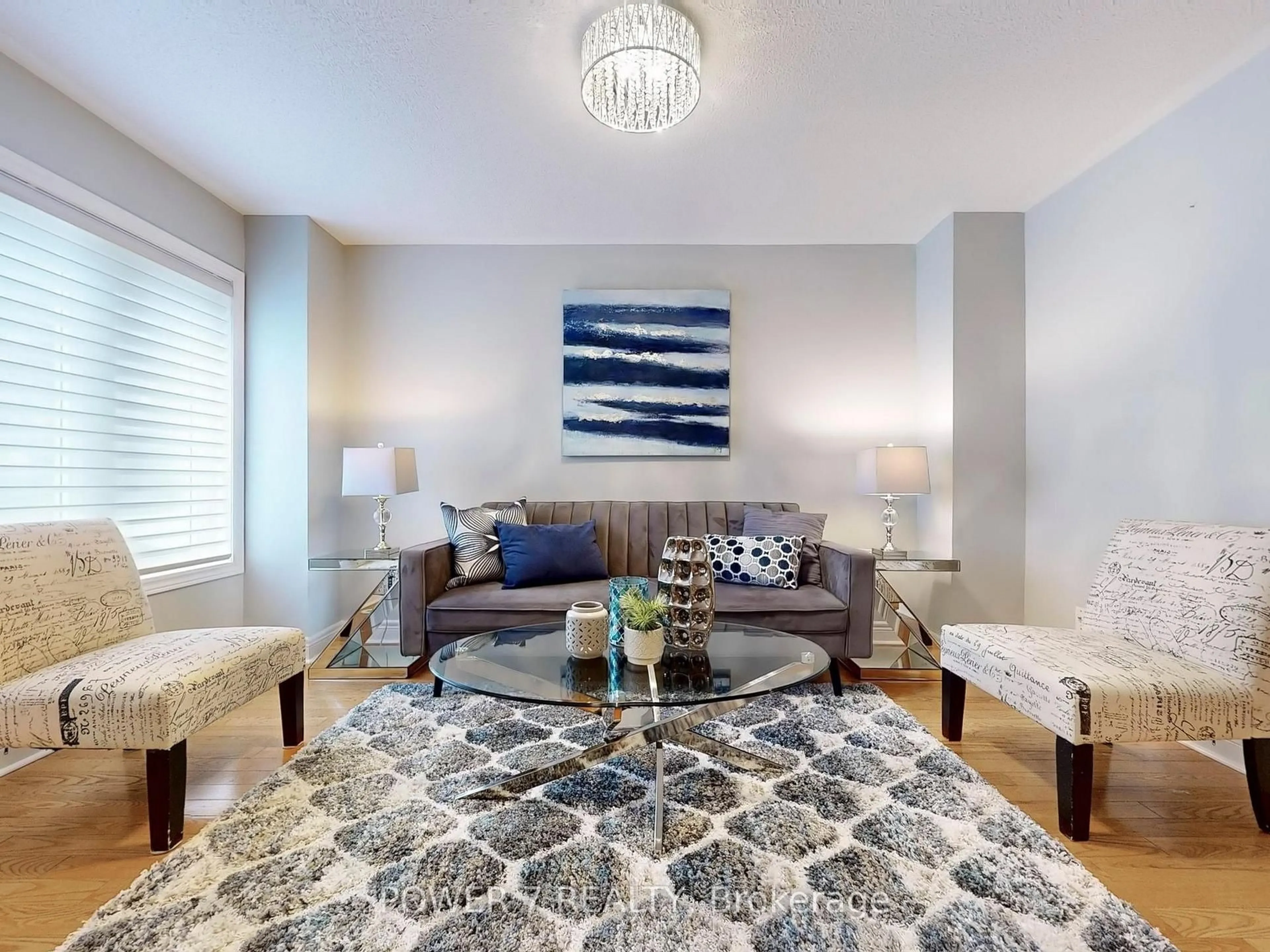 Living room with furniture, carpet floor for 26 Suncrest Blvd, Markham Ontario L3T 7Y4