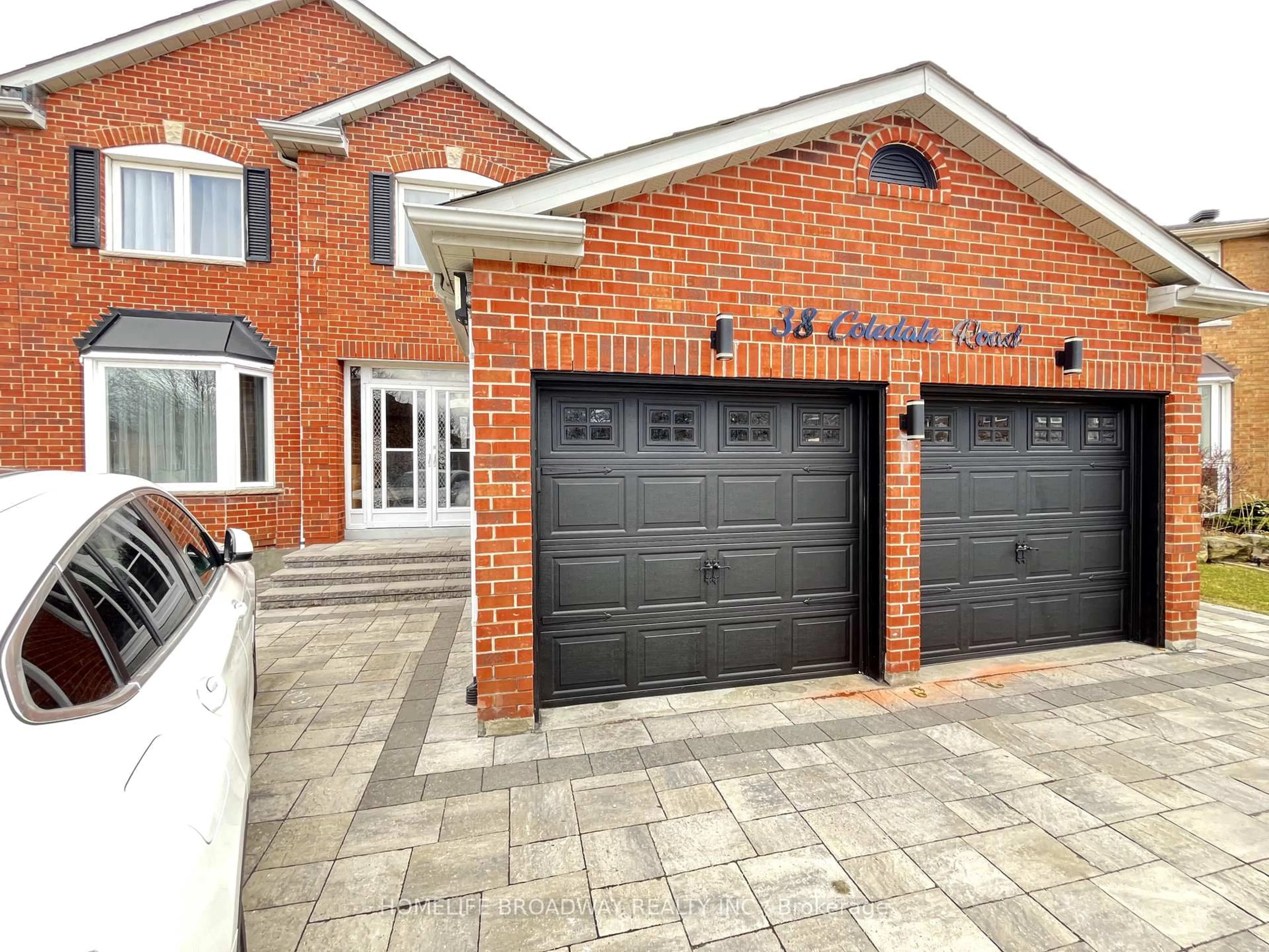 Home with brick exterior material, street for 38 Coledale Rd, Markham Ontario L3R 7W9