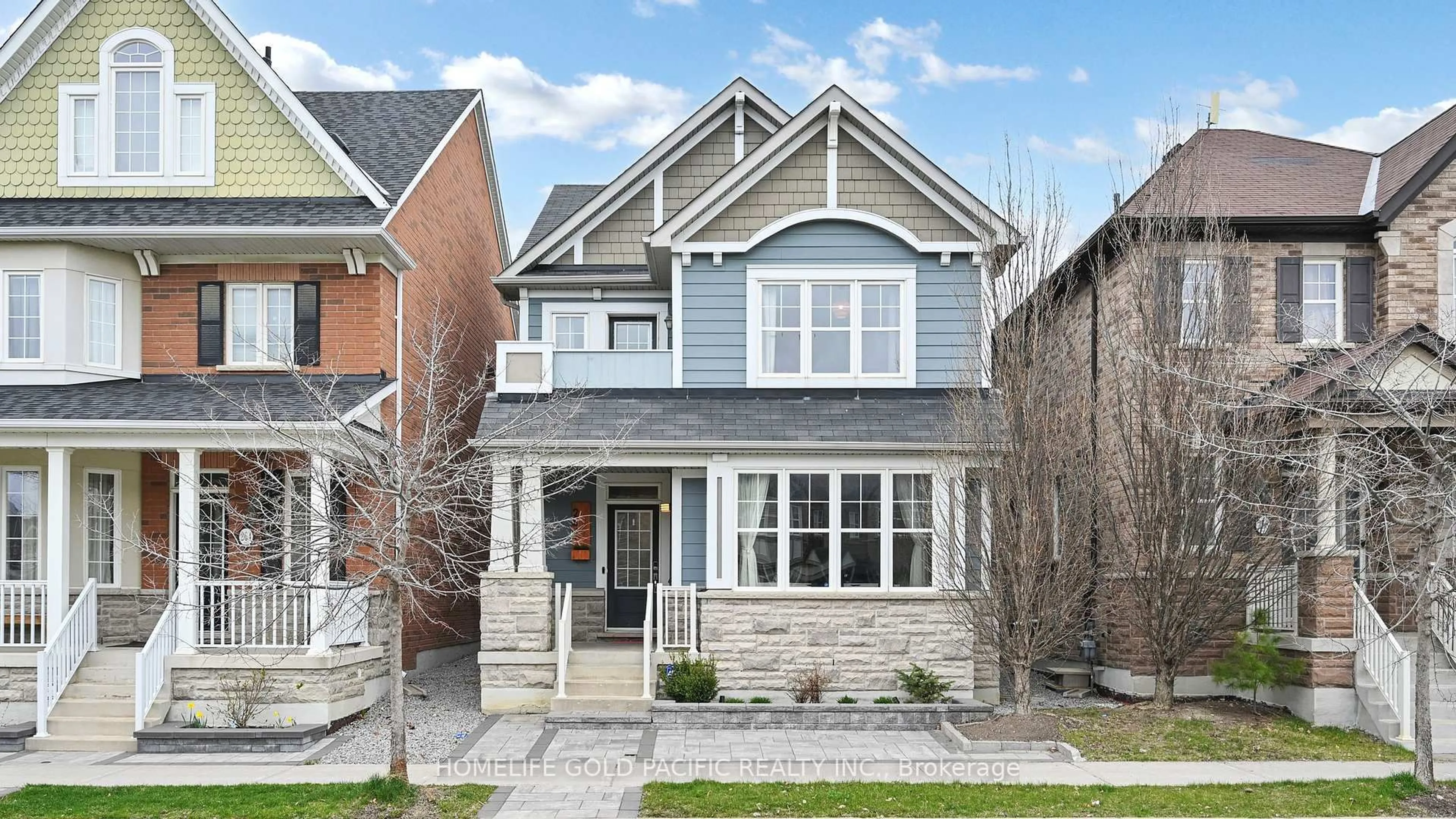 Home with brick exterior material, street for 266 Riverlands Ave, Markham Ontario L6B 0W2