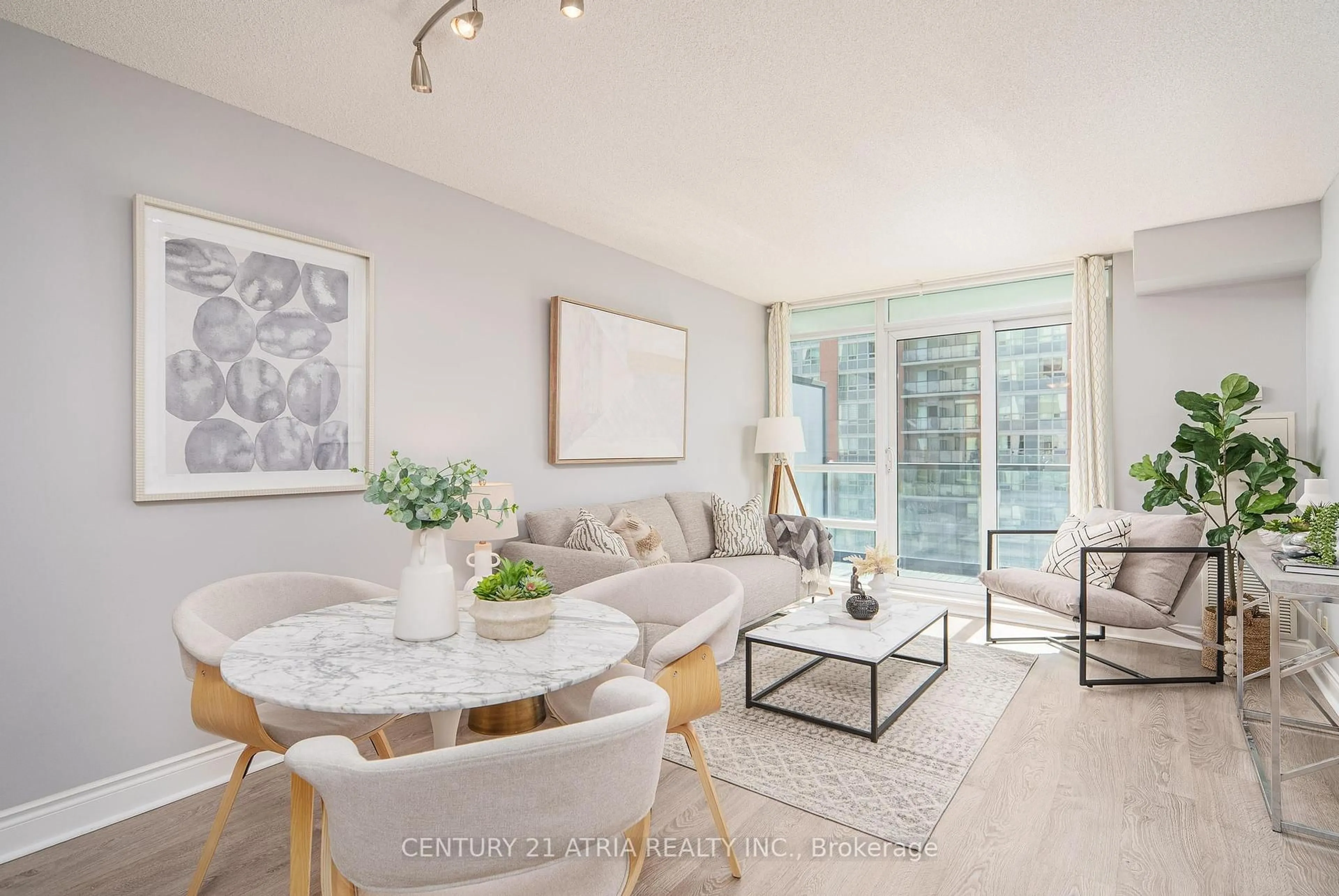 Living room with furniture, unknown for 55 south town centre Blvd #608, Markham Ontario L6G 0B1