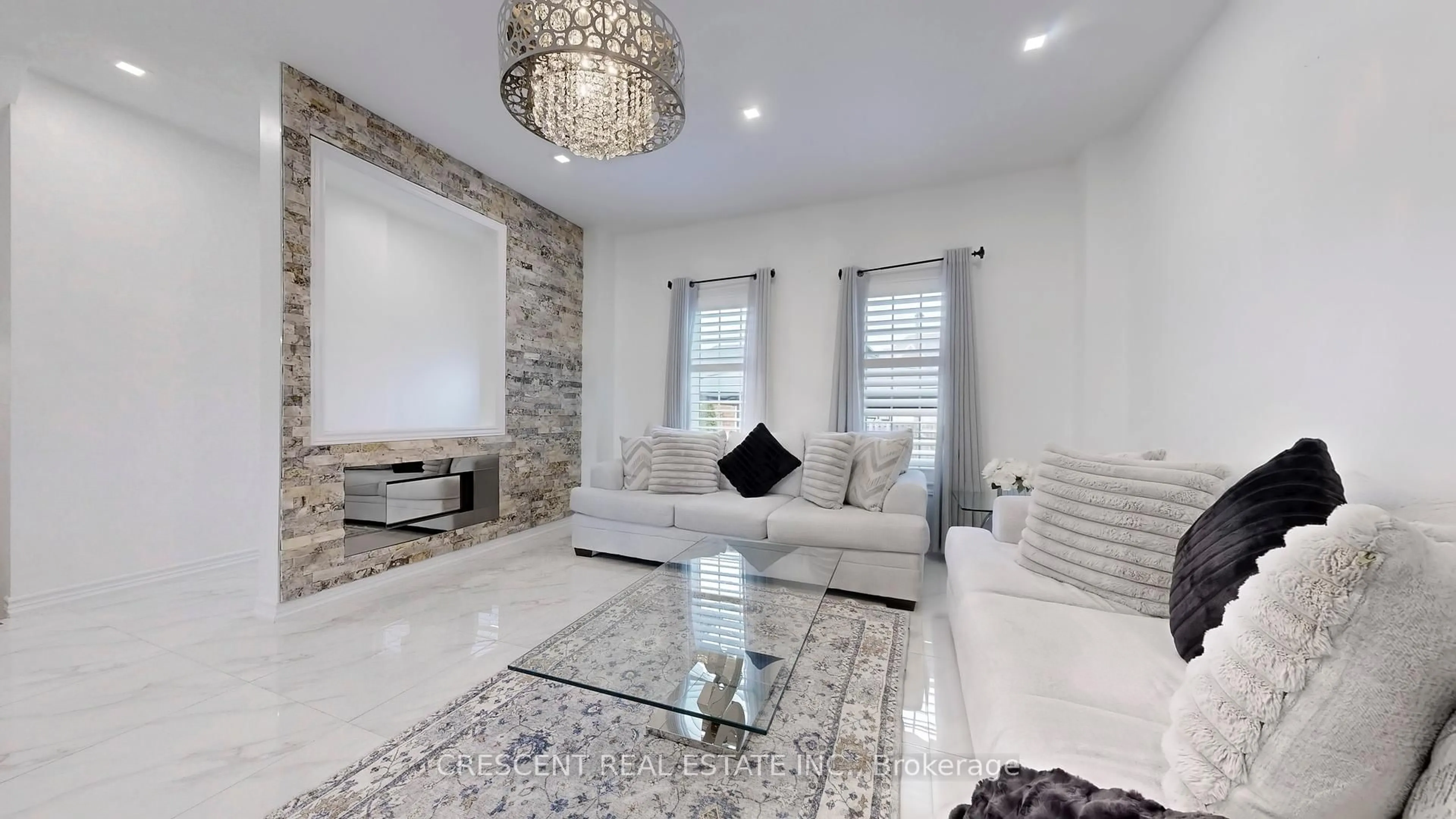 Living room with furniture, ceramic/tile floor for 29 Vettese Crt, Markham Ontario L6B 0V6