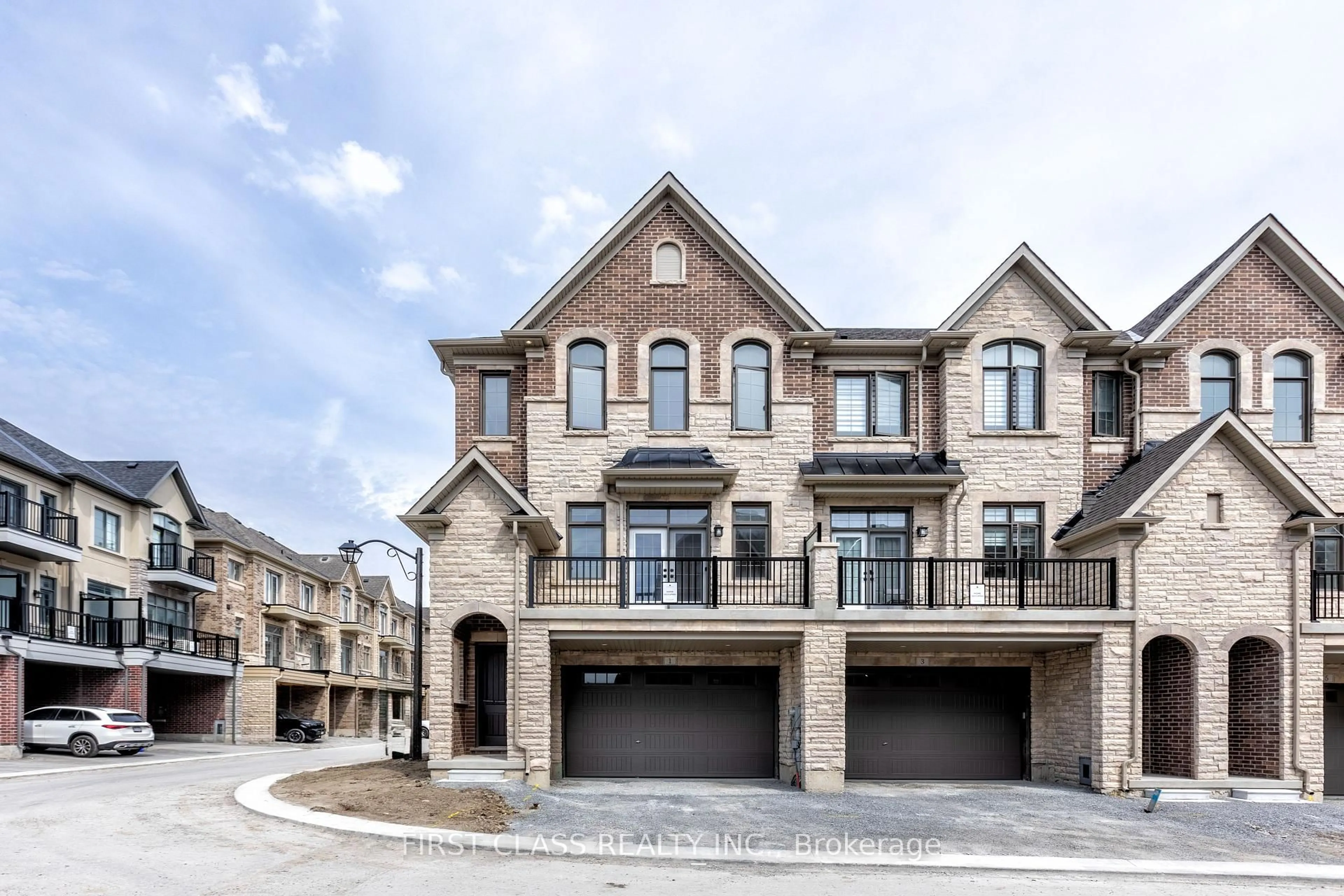 Home with brick exterior material, street for 1 ABBEY HILL Lane, Markham Ontario L6C 3L5