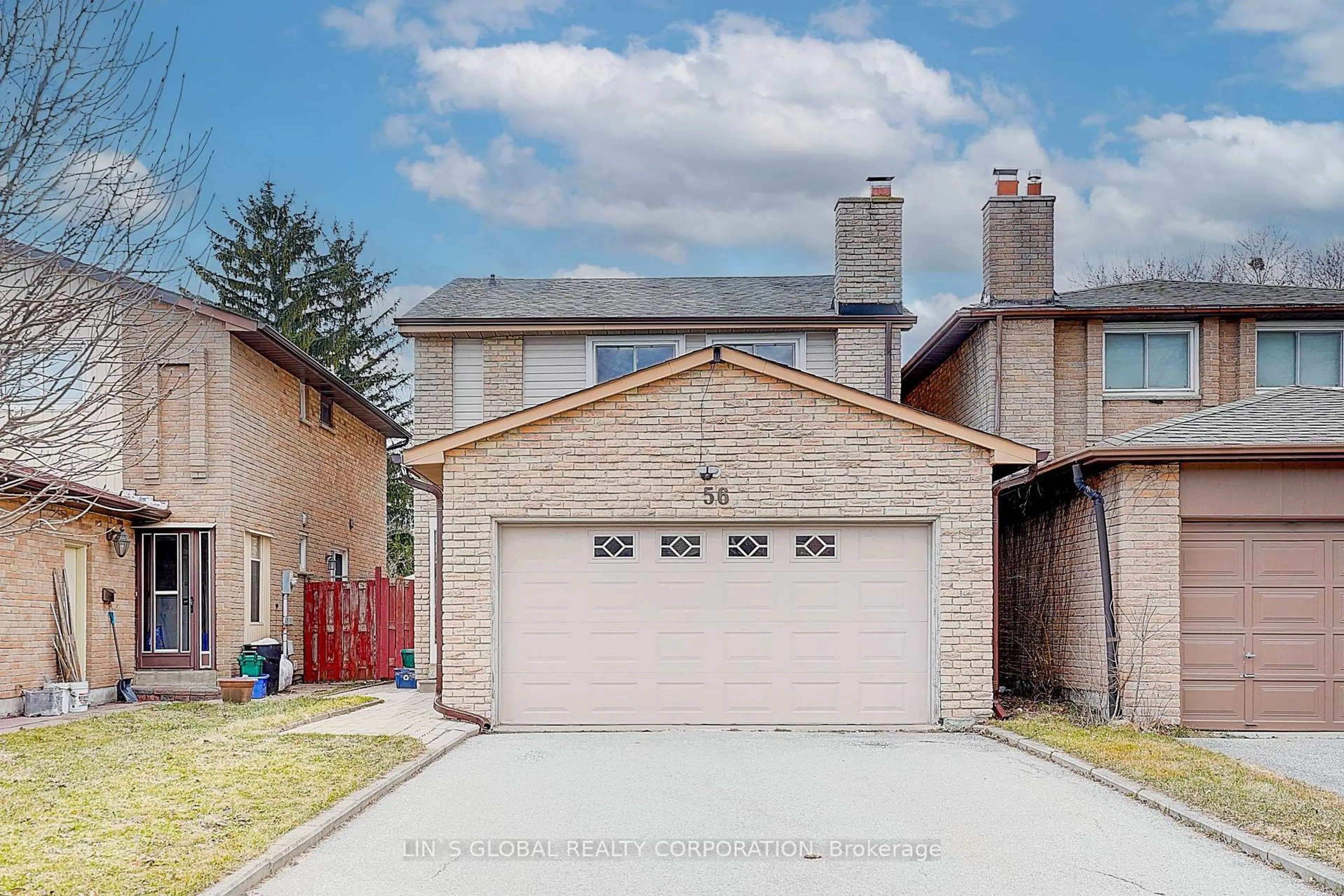Home with brick exterior material, street for 56 Upton Cres, Markham Ontario L3R 3T4