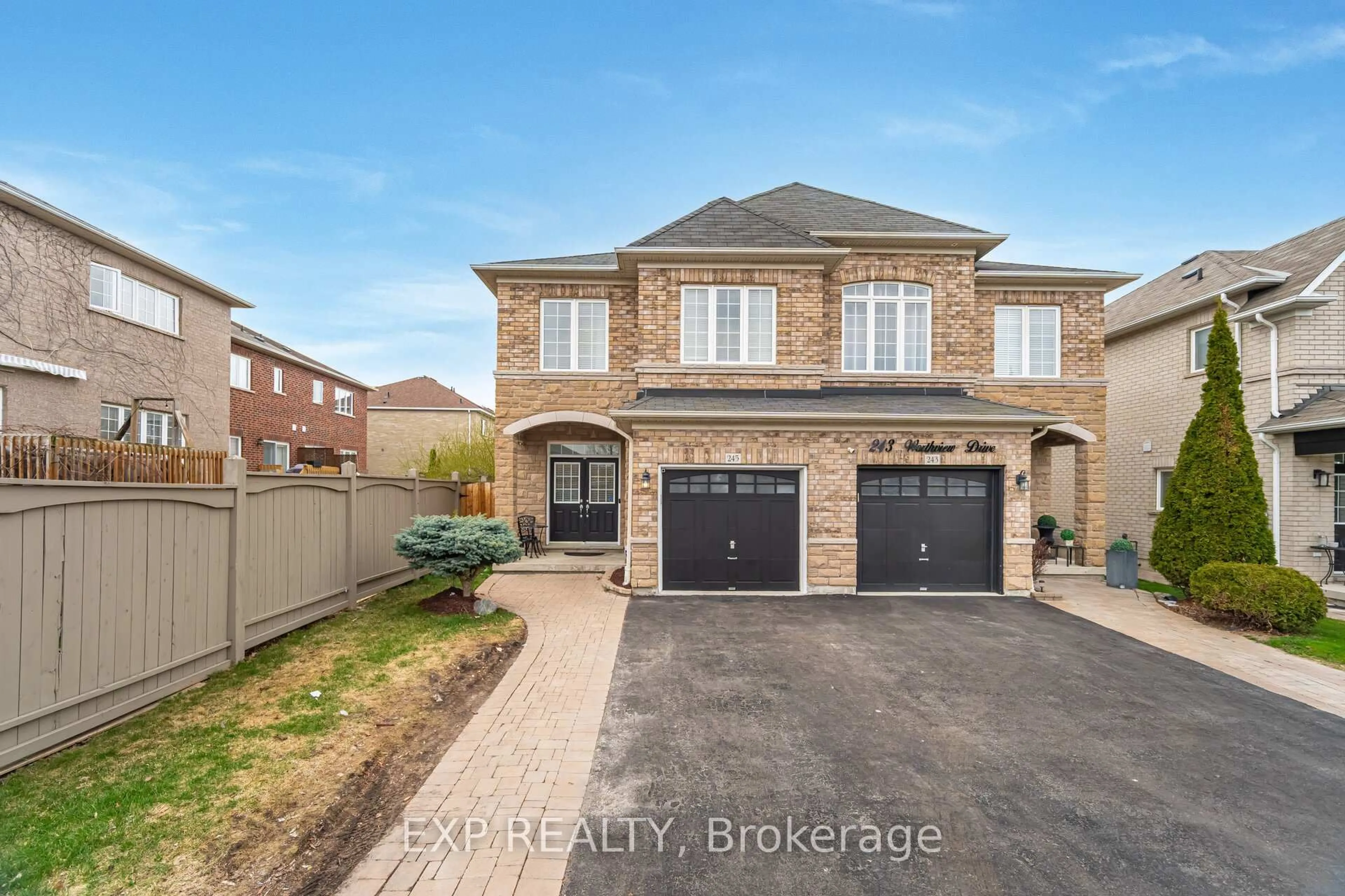 Home with brick exterior material, street for 245 Worthview Dr, Vaughan Ontario L4H 0H5