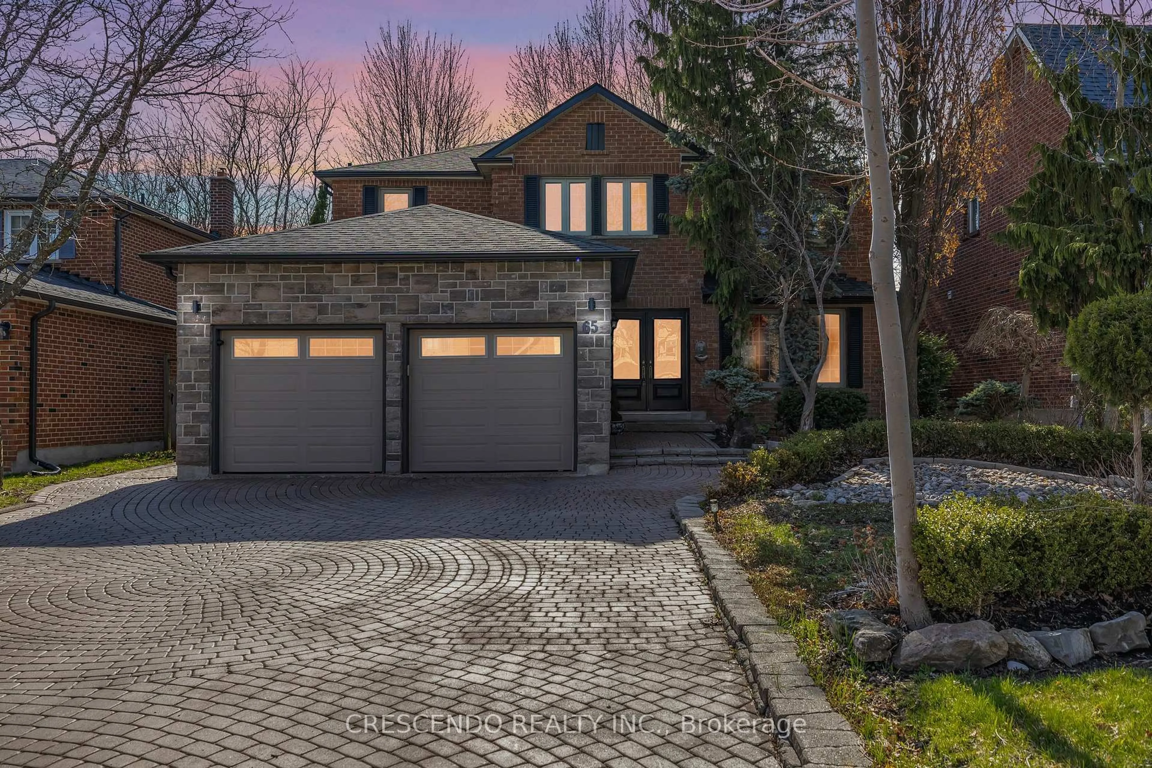 Home with brick exterior material, street for 65 Fern Valley Cres, Richmond Hill Ontario L4E 2J3