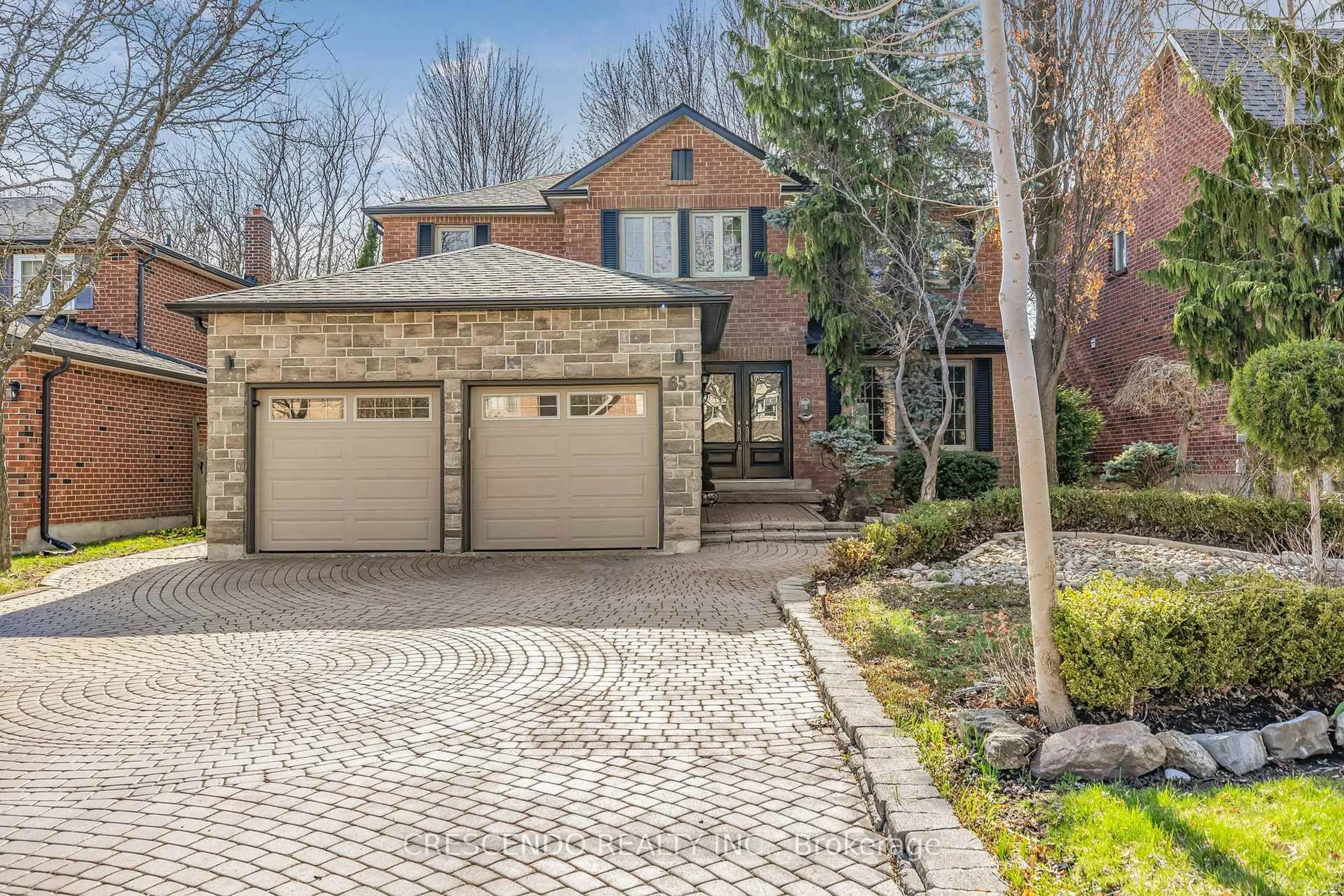 Home with brick exterior material, street for 65 Fern Valley Cres, Richmond Hill Ontario L4E 2J3