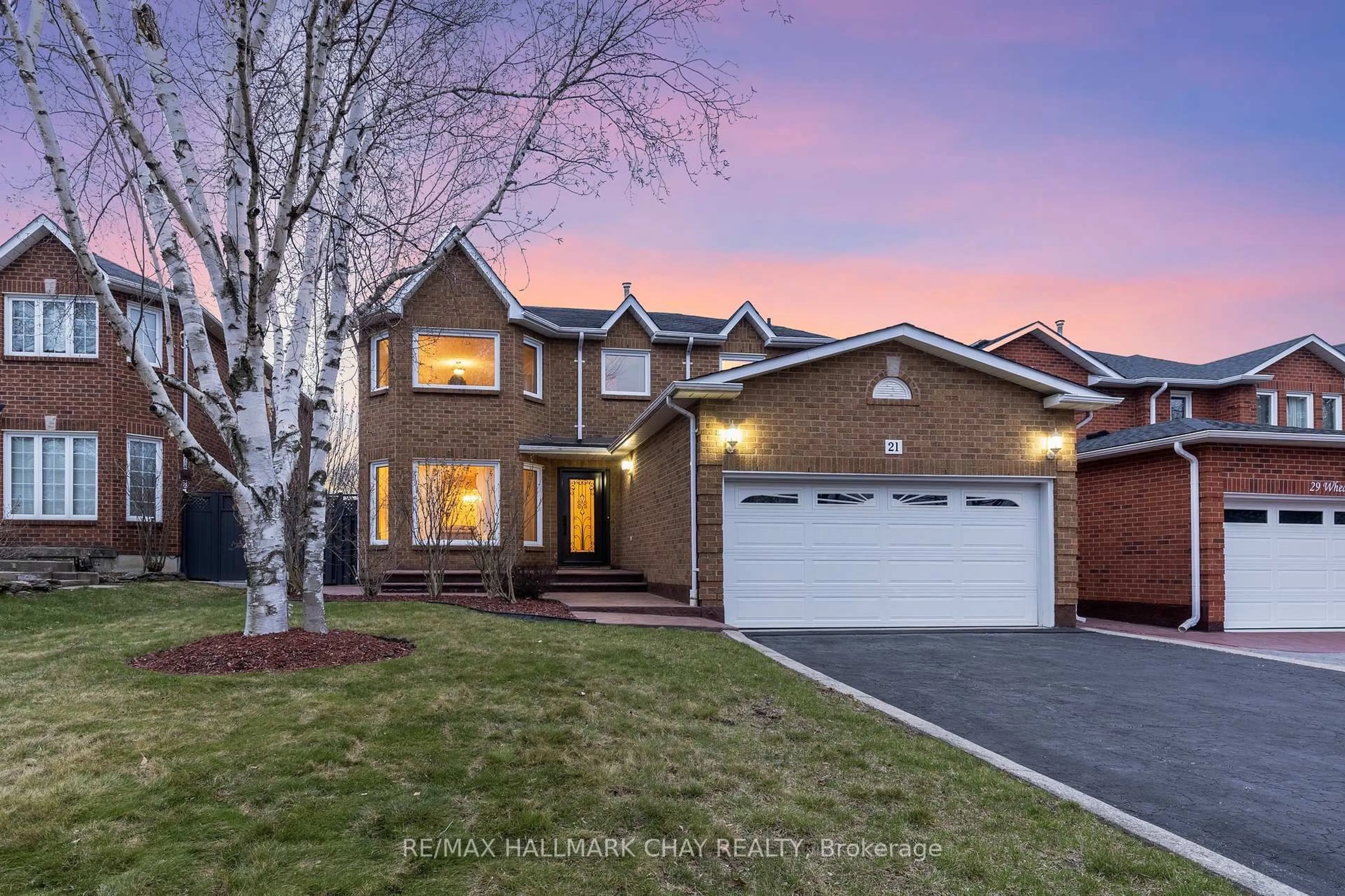Home with brick exterior material, street for 21 Wheatley Rd, Vaughan Ontario L6A 1V3