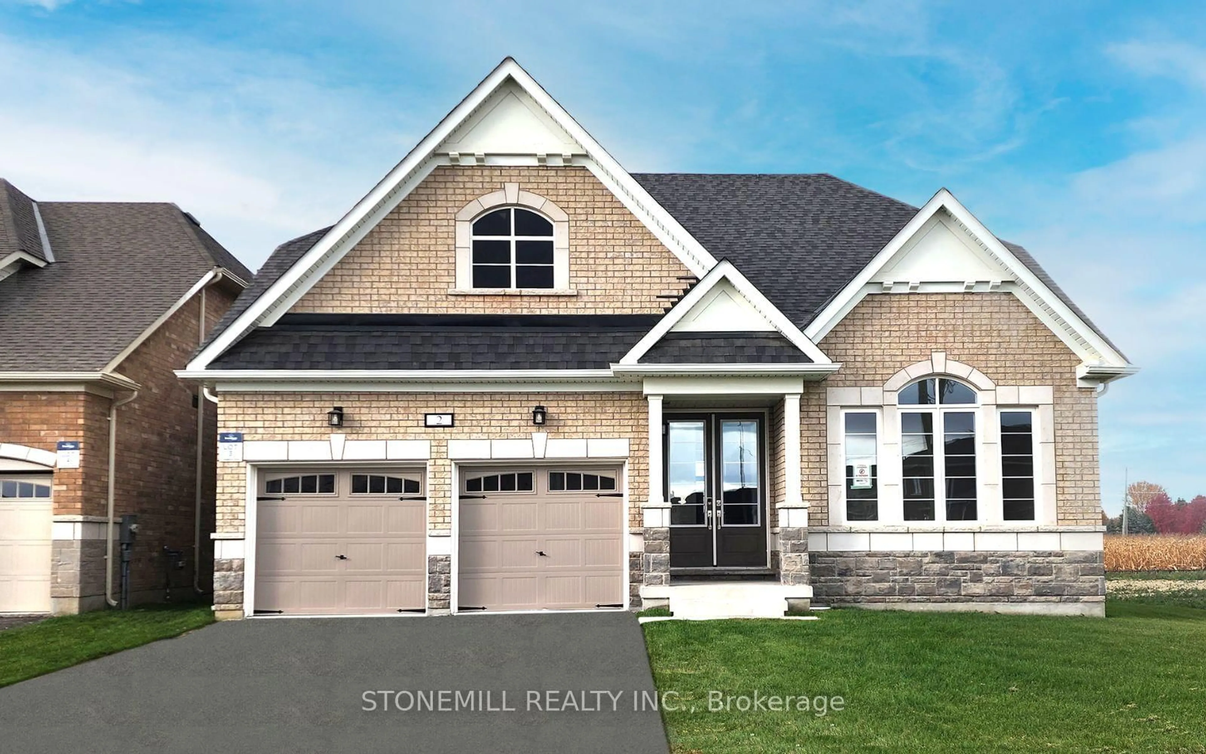 Home with brick exterior material, street for 2 Henderson St, Essa Ontario L0M 1B1