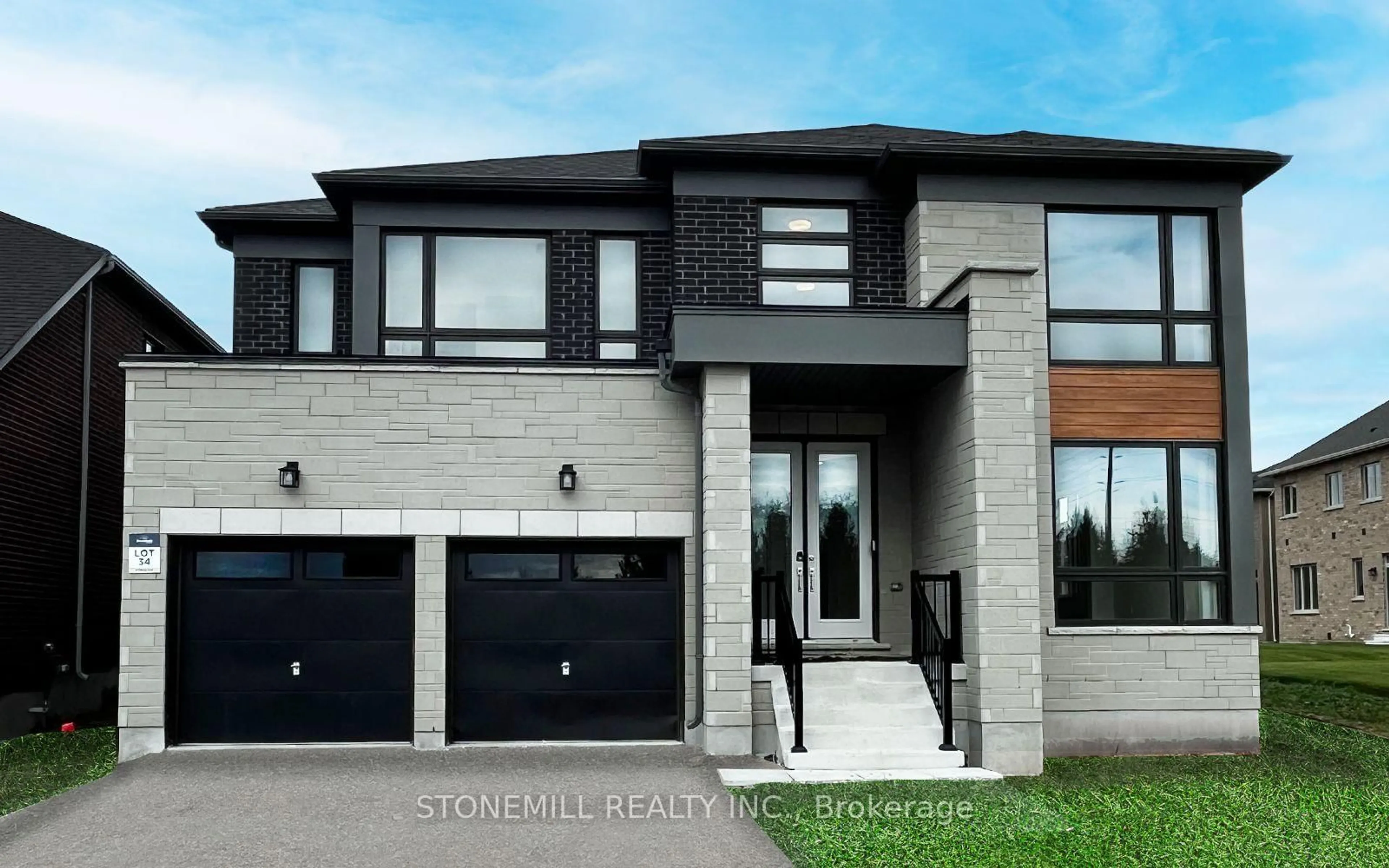 Home with brick exterior material, street for 2 Felhazi Tr, Essa Ontario L0M 1B1