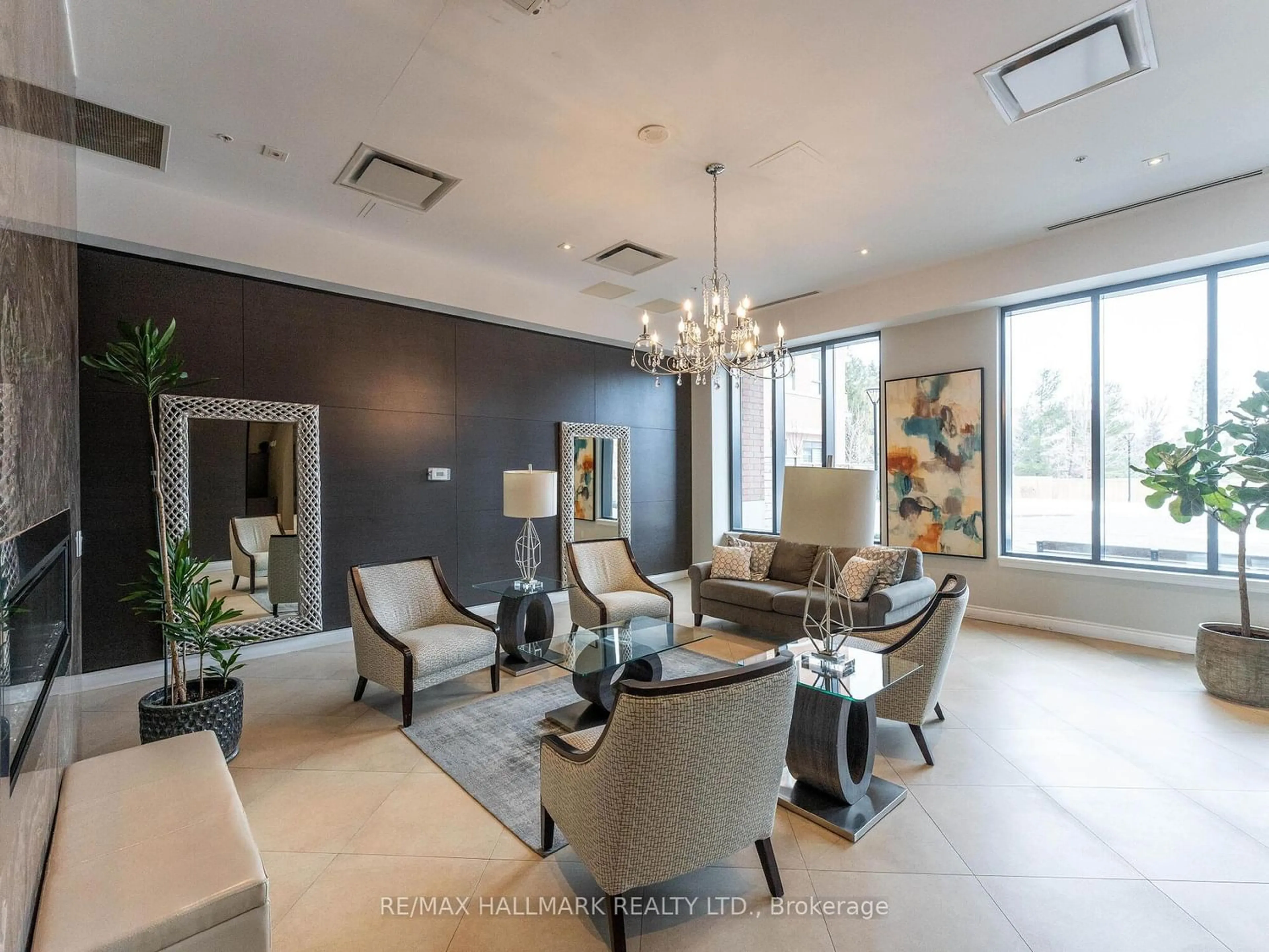 Living room with furniture, unknown for 11611 Yonge St #607, Richmond Hill Ontario L4E 3N8