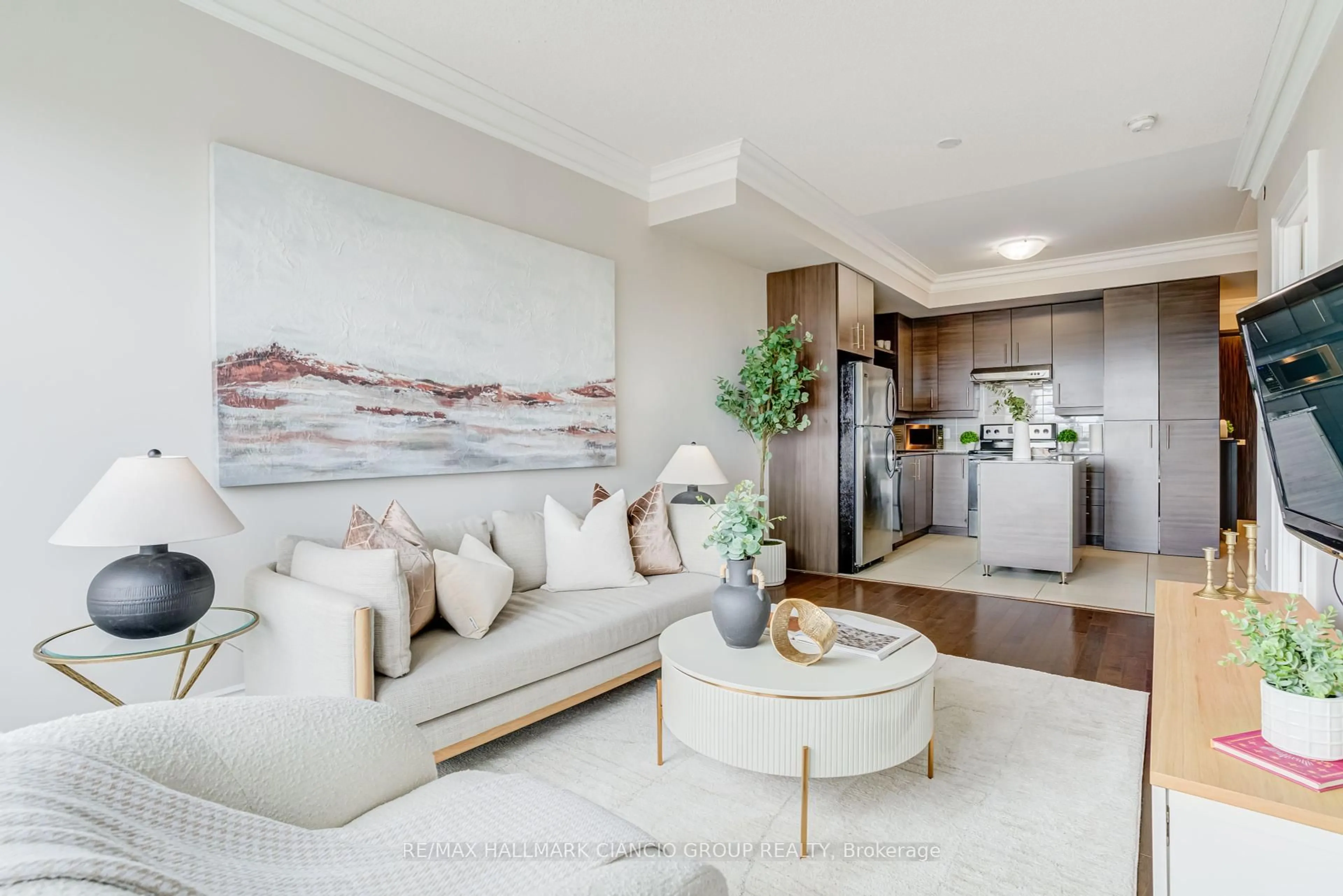 Living room with furniture, unknown for 325 South Park Rd #Rg15, Markham Ontario L3T 0B8