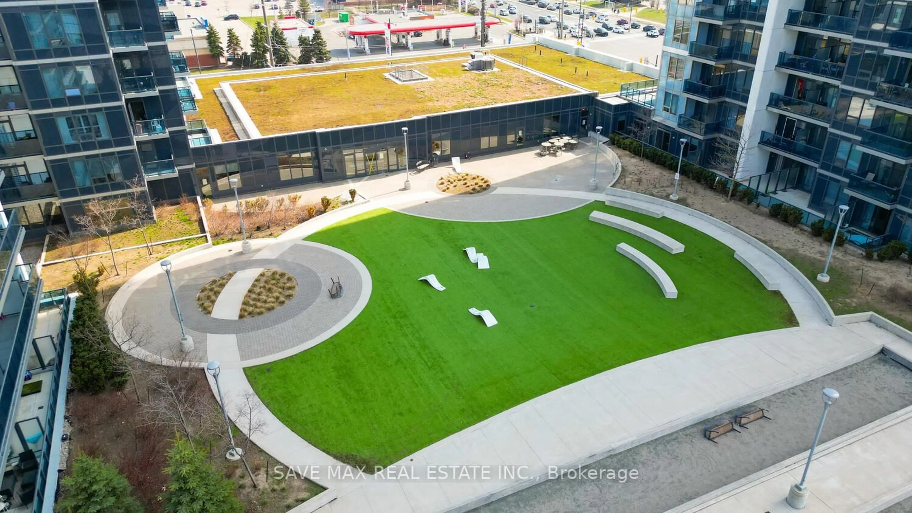 A pic from outside/outdoor area/front of a property/back of a property/a pic from drone, unknown for 3600 Highway 7 Rd #507, Vaughan Ontario L4L 0G7