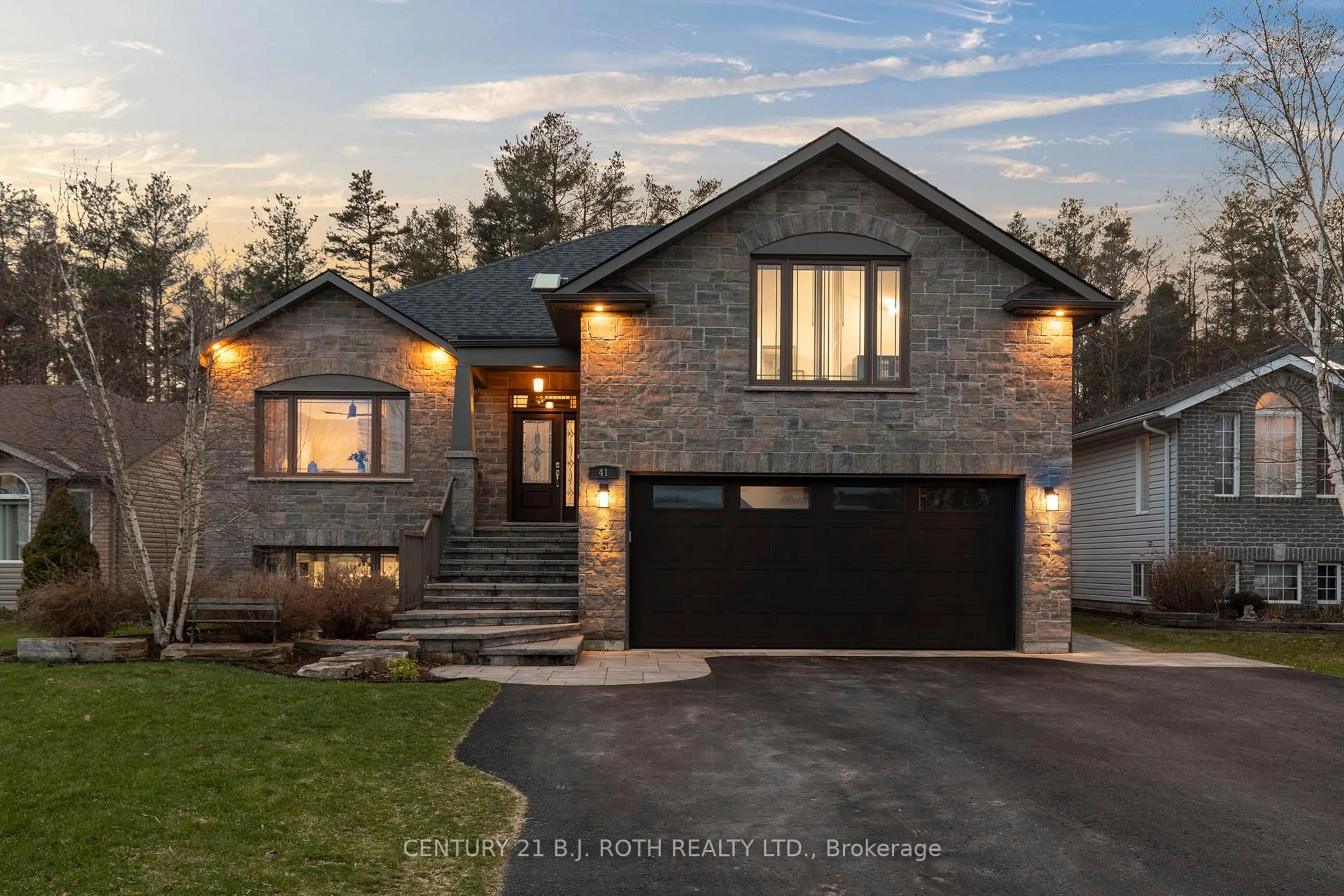 Home with brick exterior material, street for 41 OSBORN St, Essa Ontario L0M 1B0