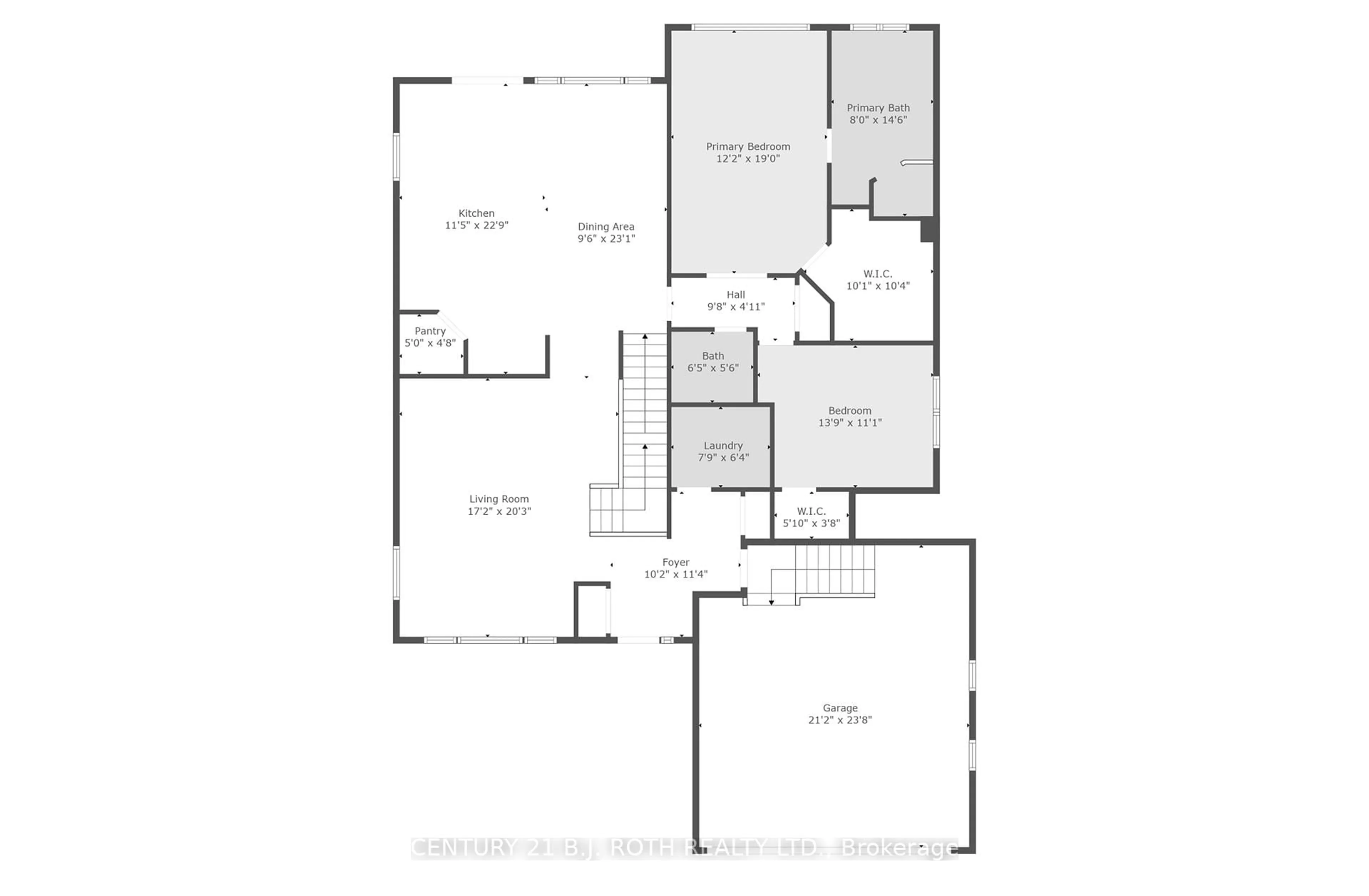 Floor plan for 41 OSBORN St, Essa Ontario L0M 1B0