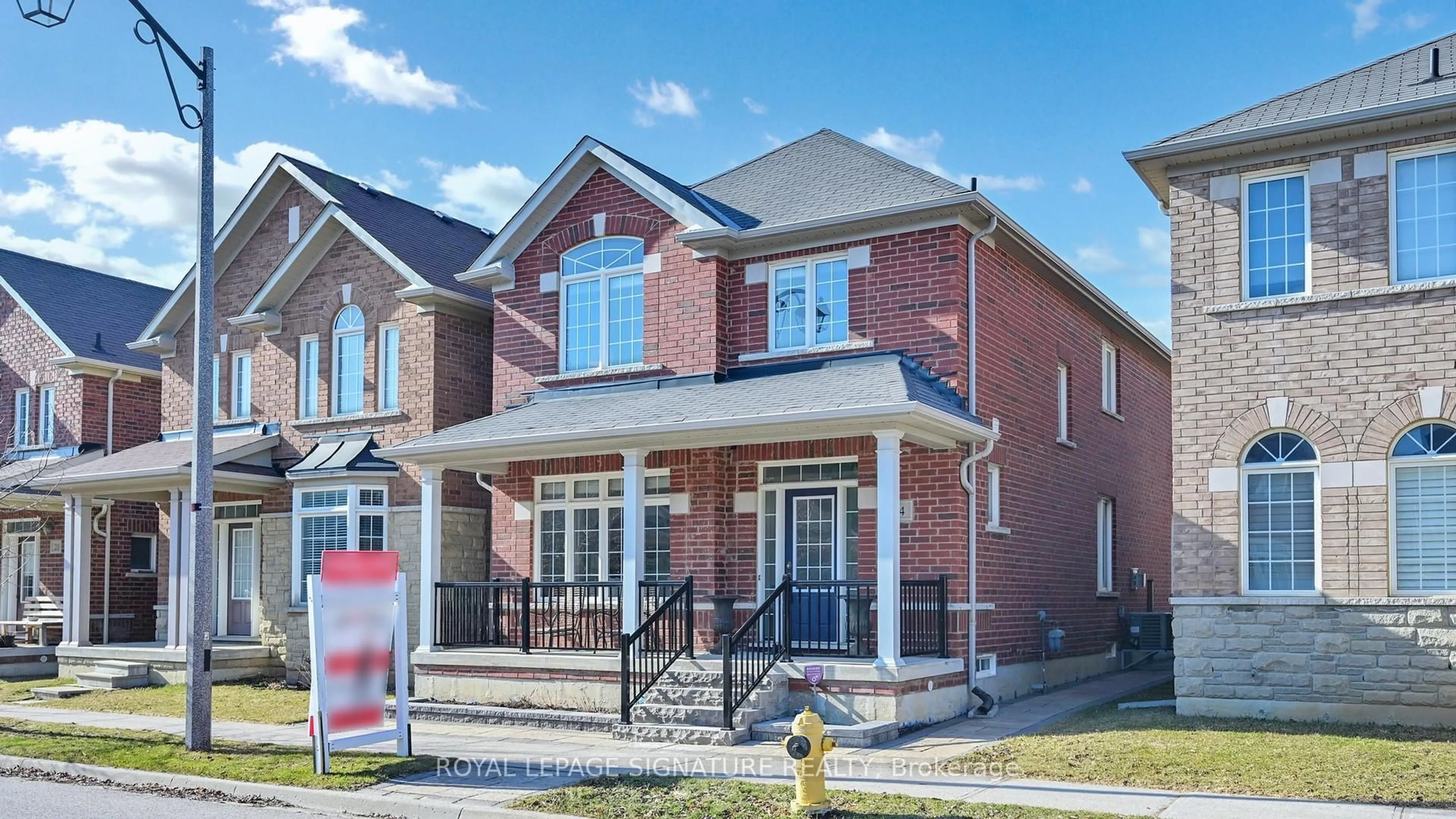 Home with brick exterior material, street for 24 Honey Glen Ave, Markham Ontario L6B 0T8