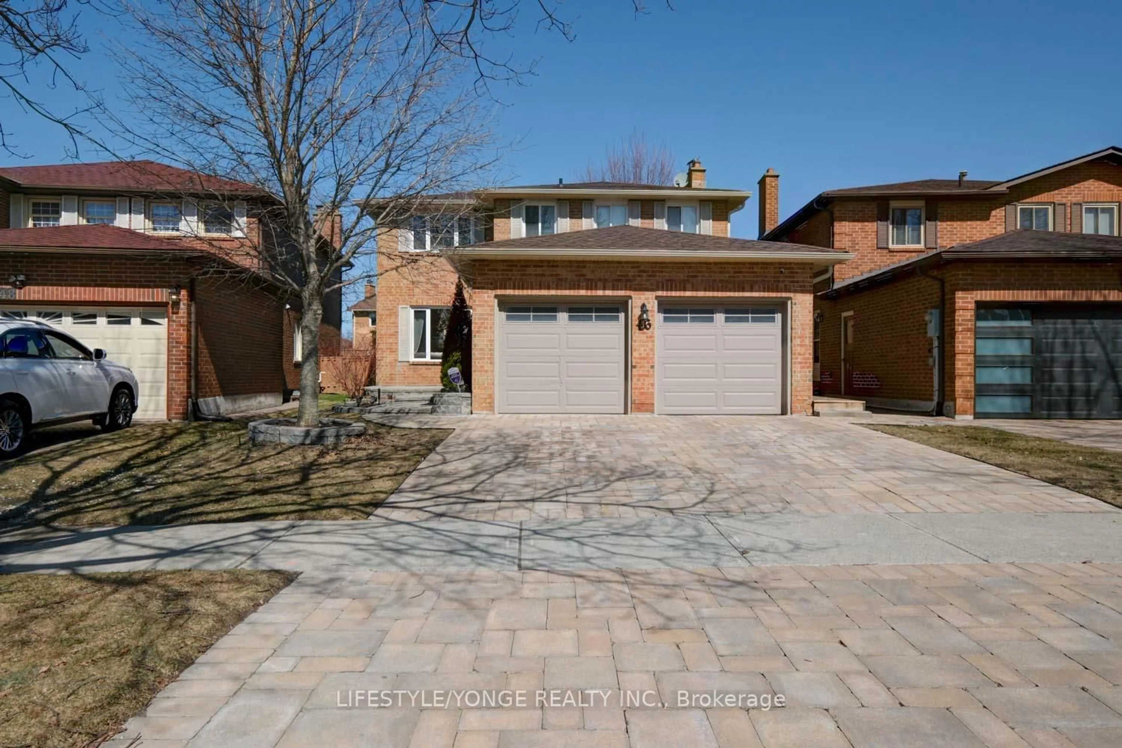 Home with brick exterior material, street for 46 Mccallum Dr, Richmond Hill Ontario L4C 7S8