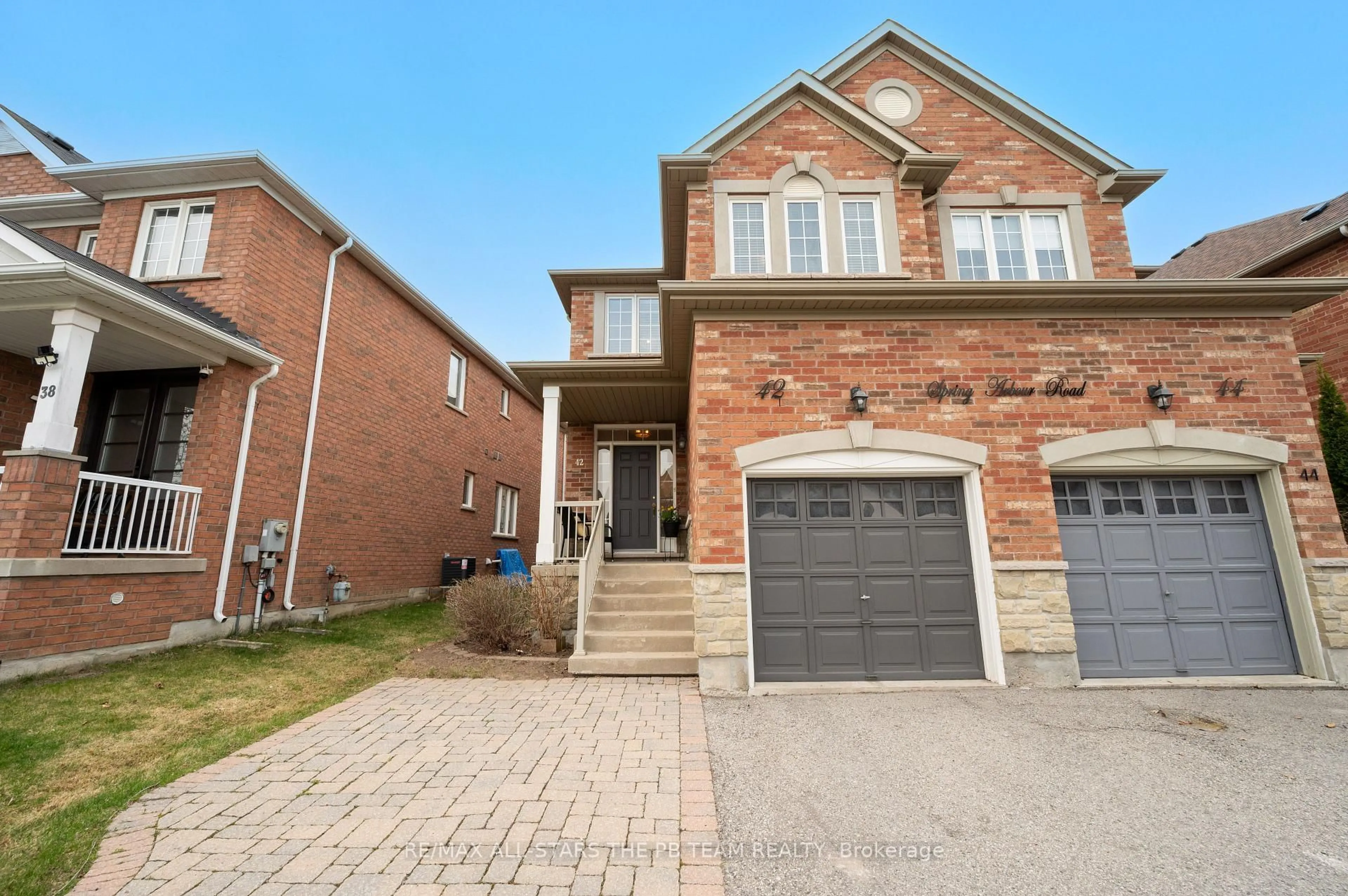 Home with brick exterior material, street for 42 Spring Arbour Rd, Vaughan Ontario L4J 0C3