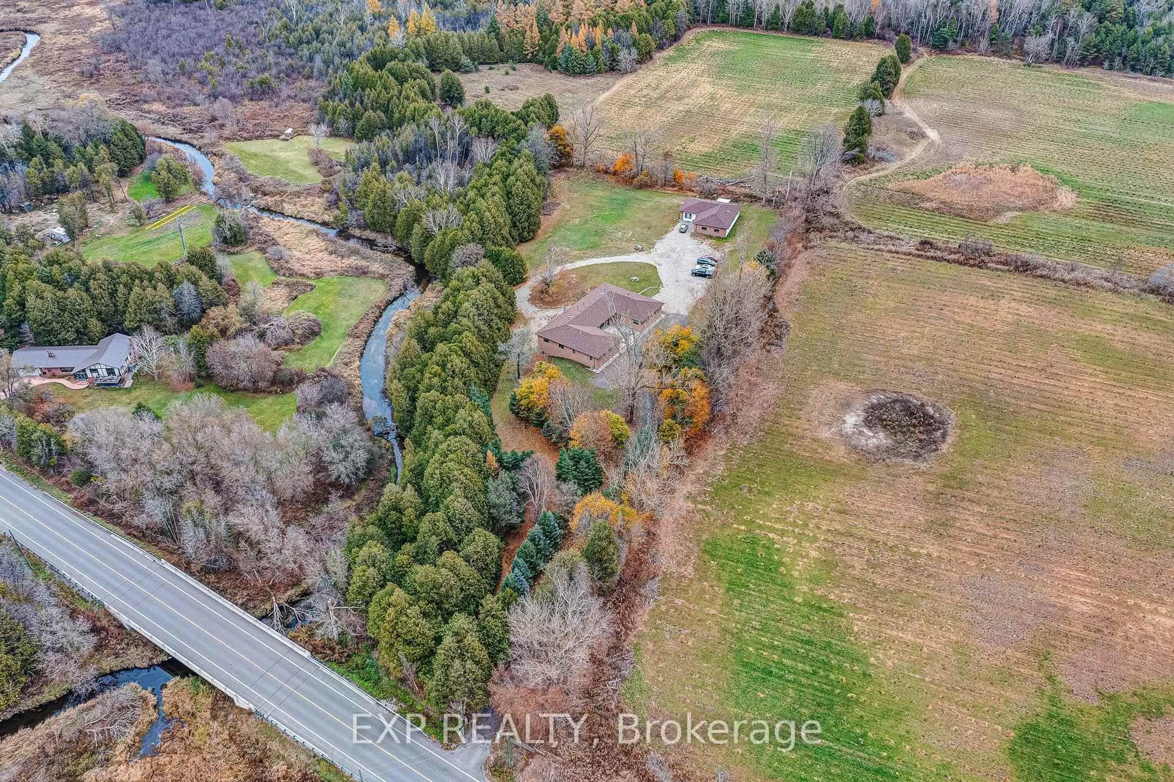 A pic from outside/outdoor area/front of a property/back of a property/a pic from drone, forest/trees view for 20817 McCowan Rd, East Gwillimbury Ontario L0G 1M0