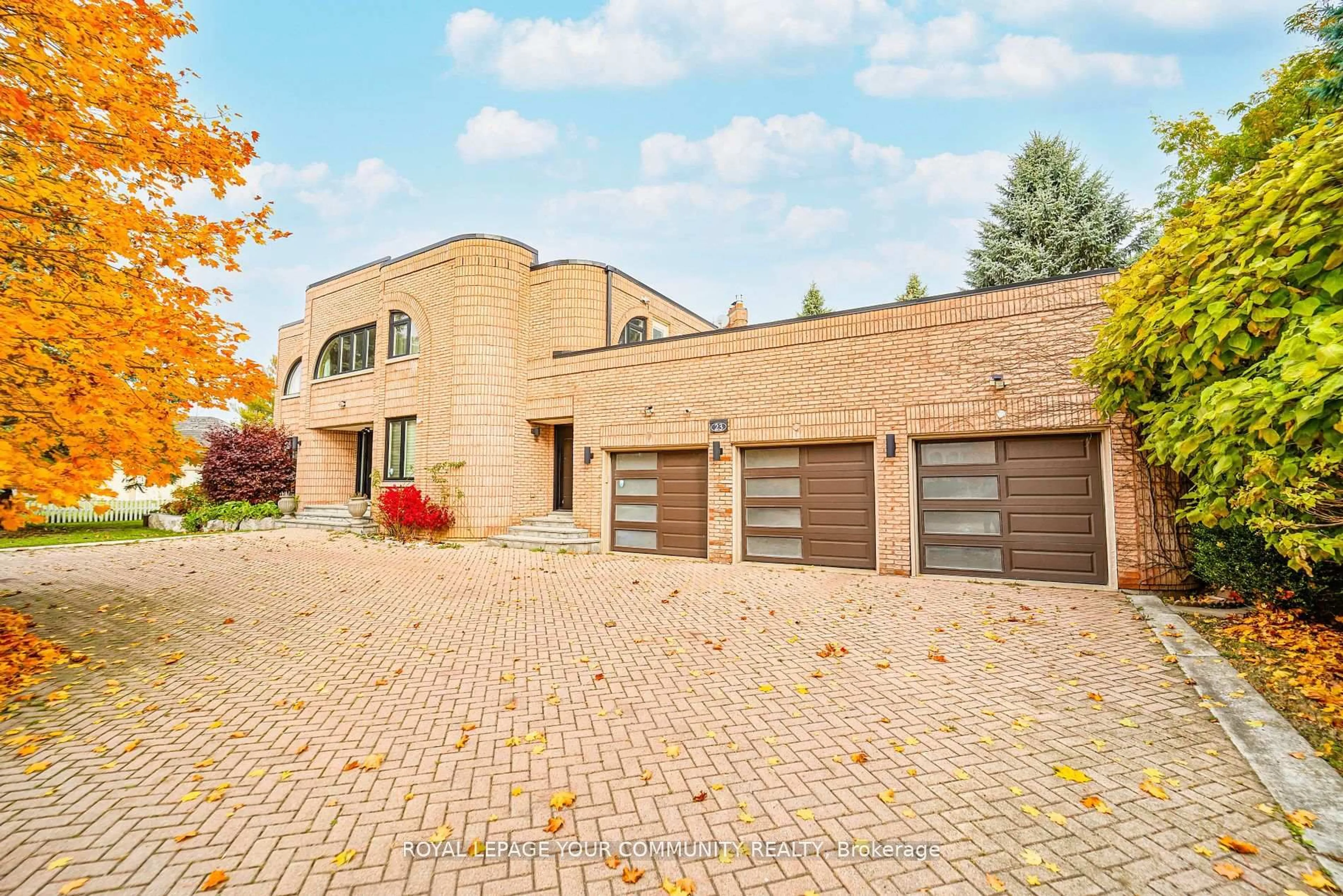 Home with brick exterior material, street for 23 Anglin Dr, Richmond Hill Ontario L4E 3M5