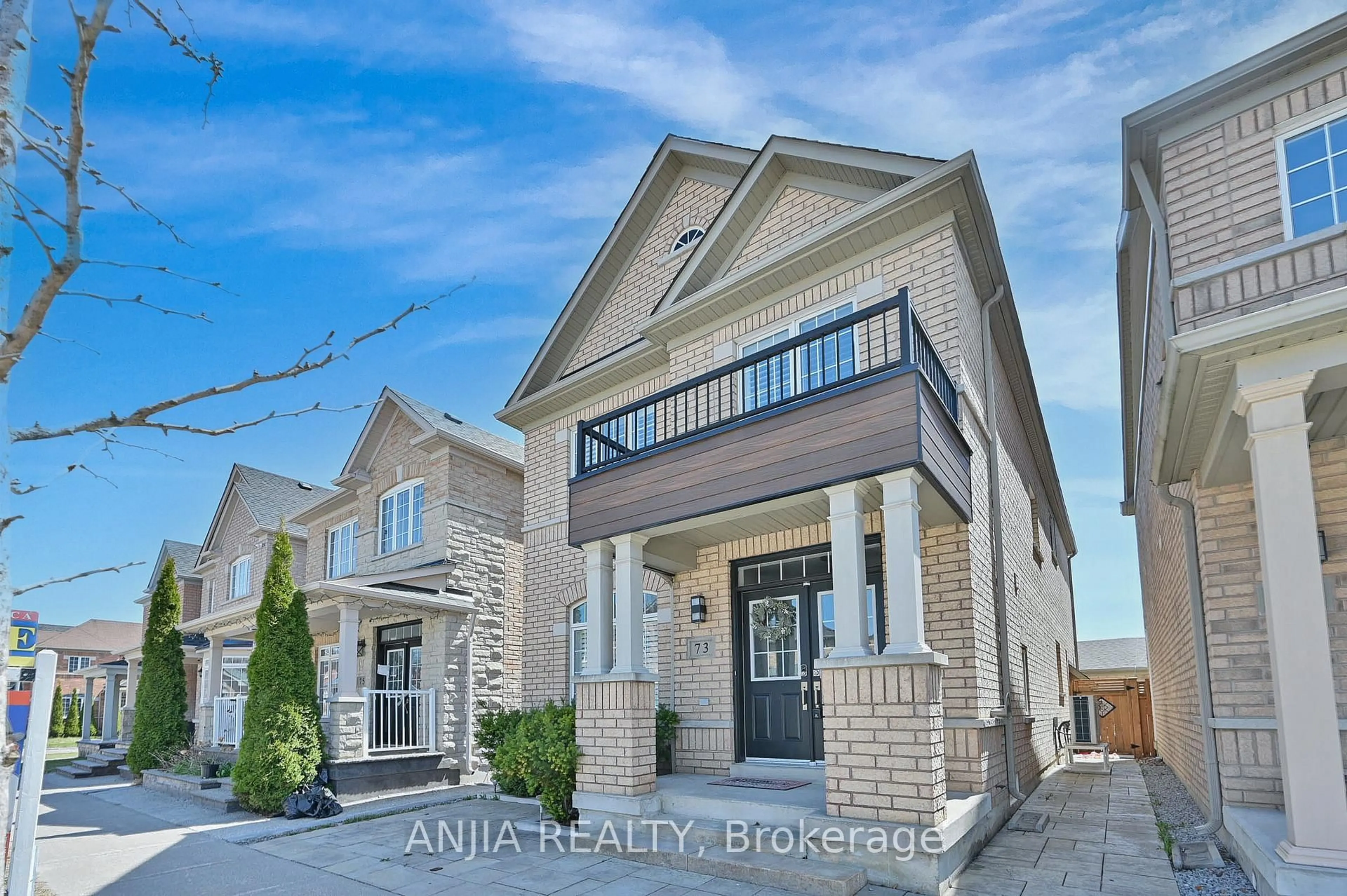 Home with brick exterior material, street for 73 Shady Oaks Ave, Markham Ontario L6B 0P3