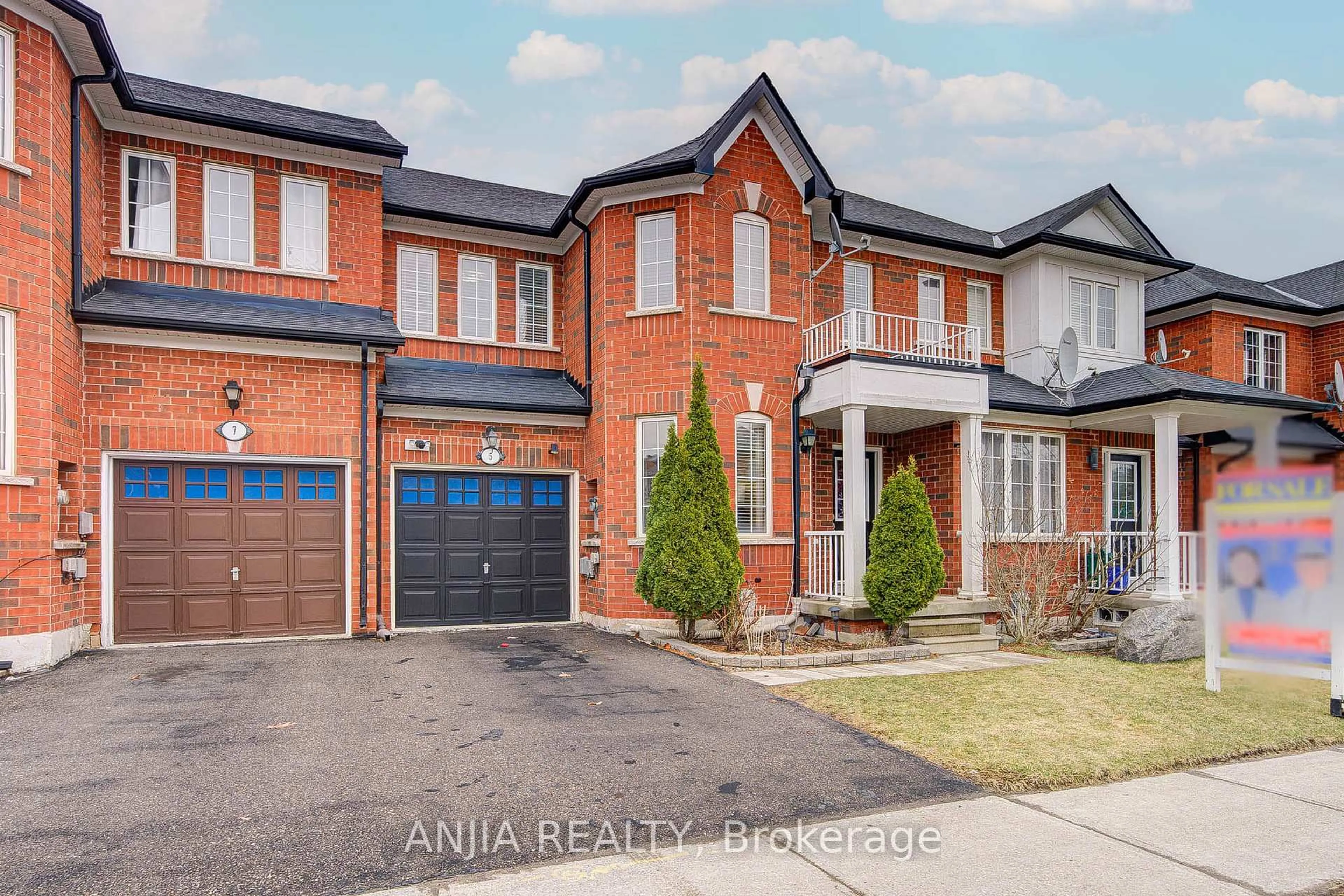 Home with brick exterior material, street for 5 Hartmoor St, Markham Ontario L6E 2C7
