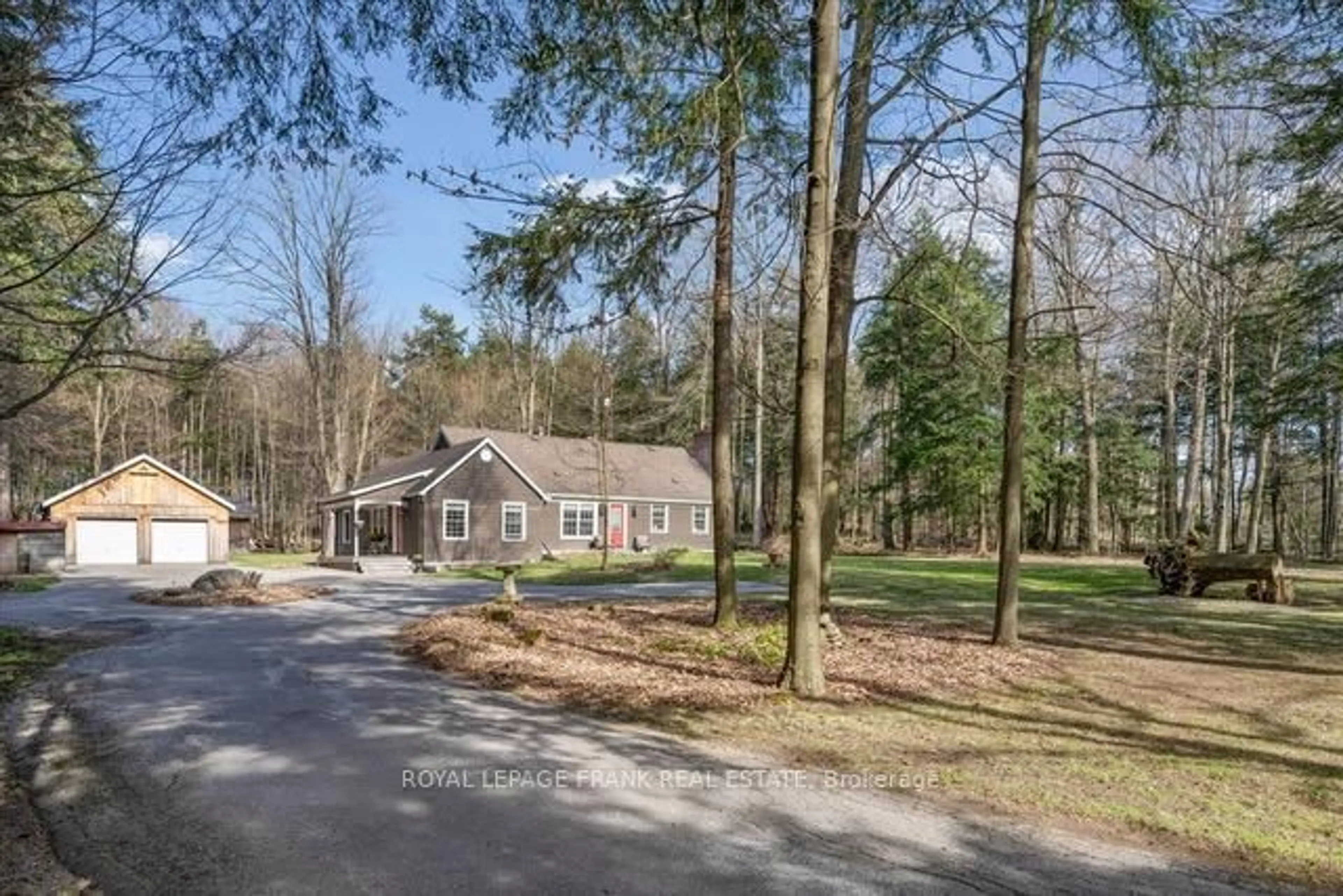 A pic from outside/outdoor area/front of a property/back of a property/a pic from drone, unknown for 10155 Acton Rd, Brock Ontario L0C 1H0