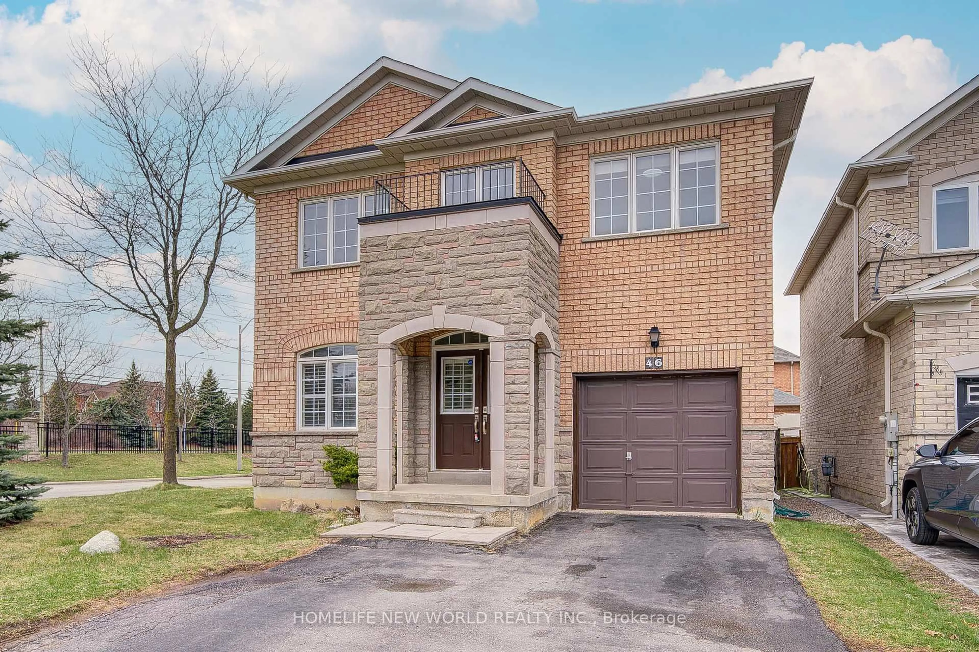 Home with brick exterior material, street for 46 Teal Cres, Vaughan Ontario L4H 2V5