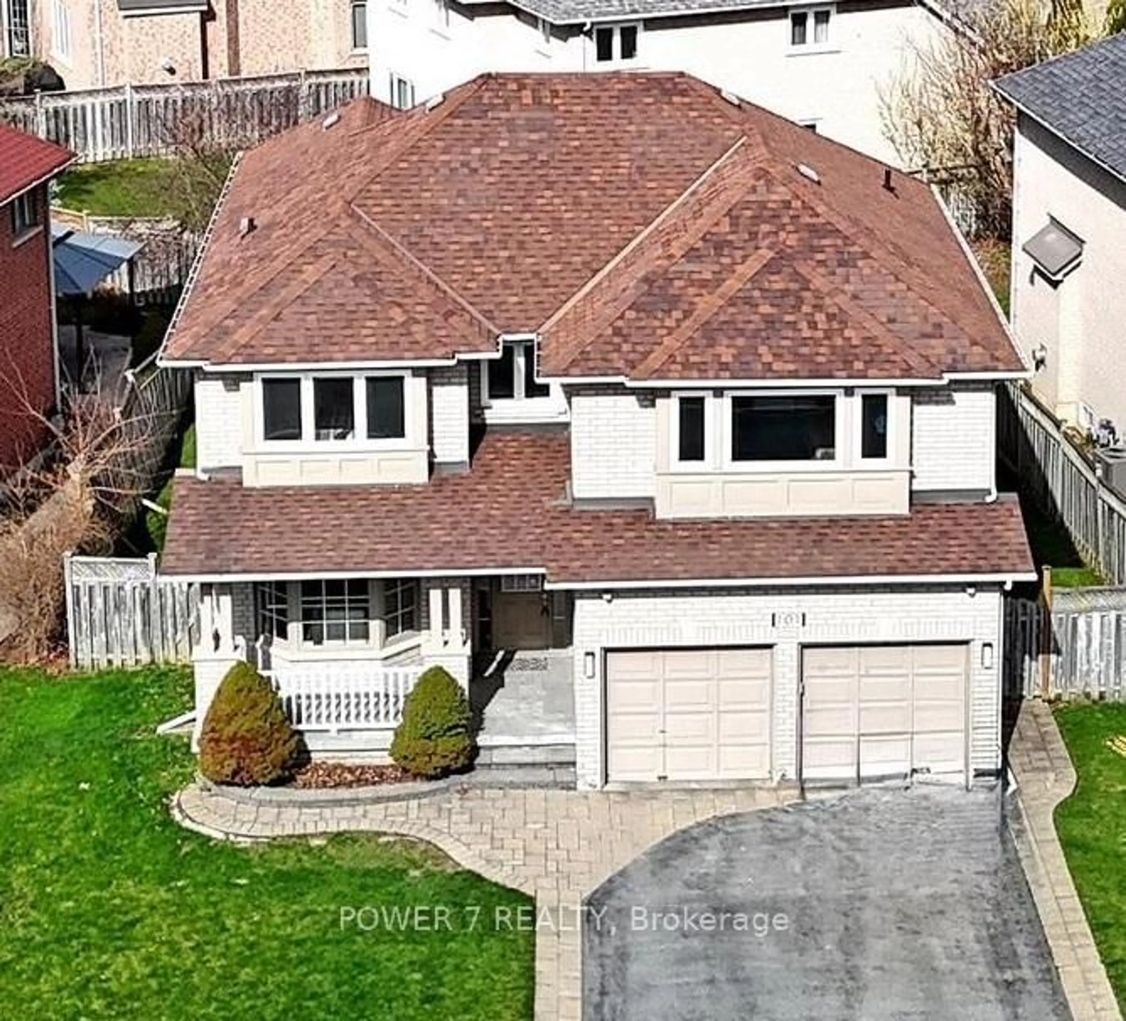 A pic from outside/outdoor area/front of a property/back of a property/a pic from drone, street for 101 Boxwood Cres, Markham Ontario L3S 4A3