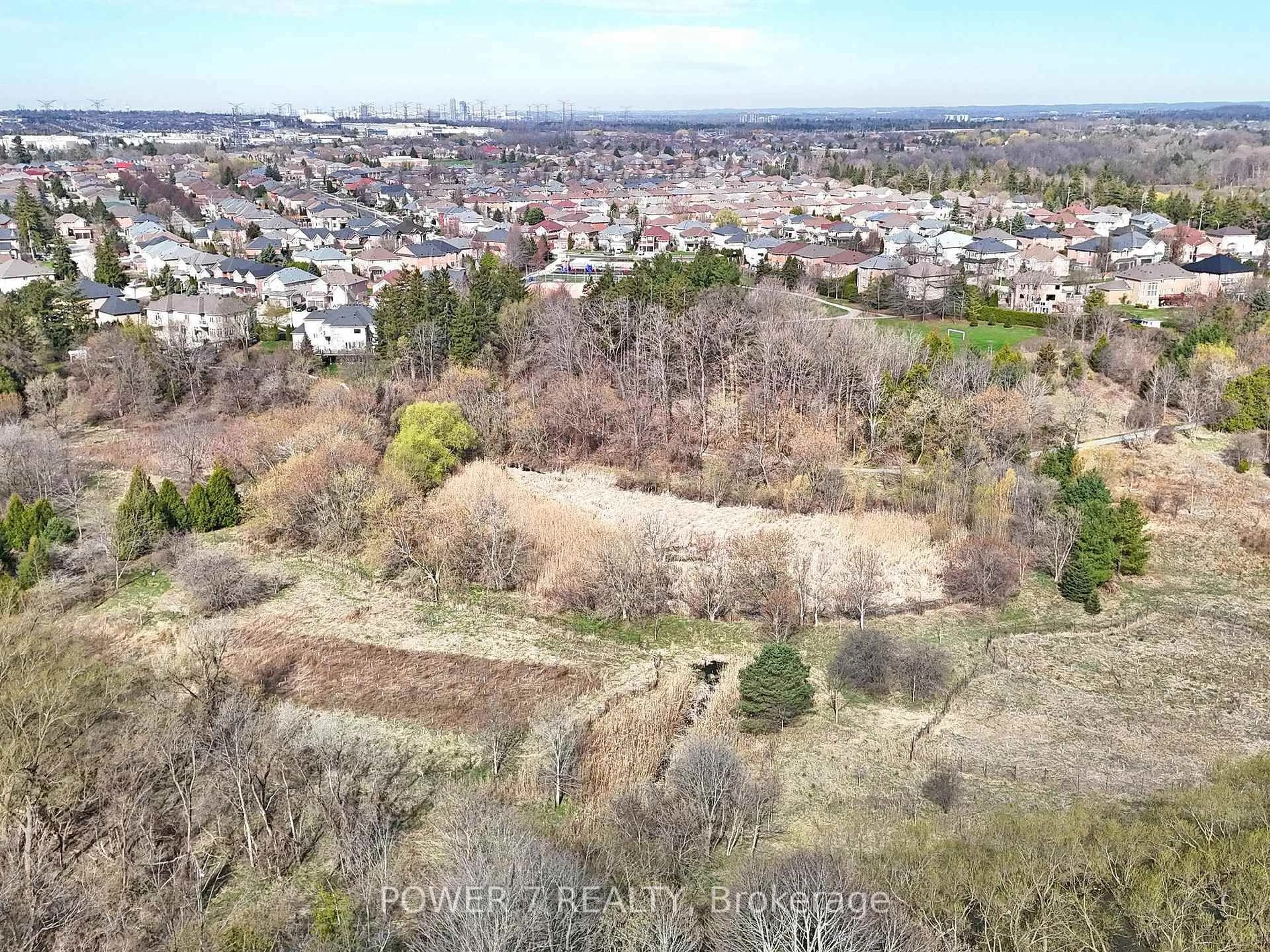 A pic from outside/outdoor area/front of a property/back of a property/a pic from drone, forest/trees view for 101 Boxwood Cres, Markham Ontario L3S 4A3