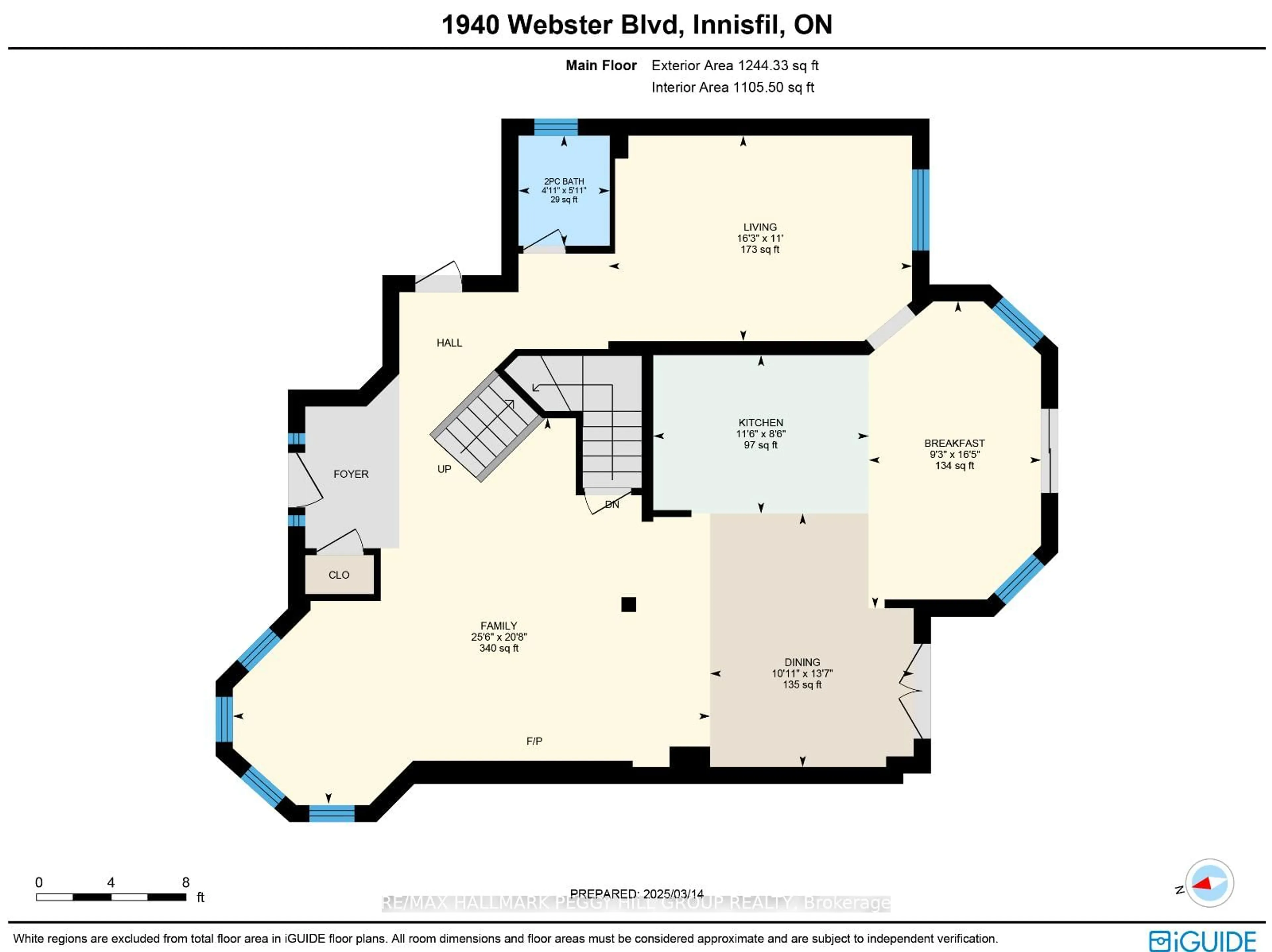 Floor plan for 1940 Webster Blvd, Innisfil Ontario L9S 2A5