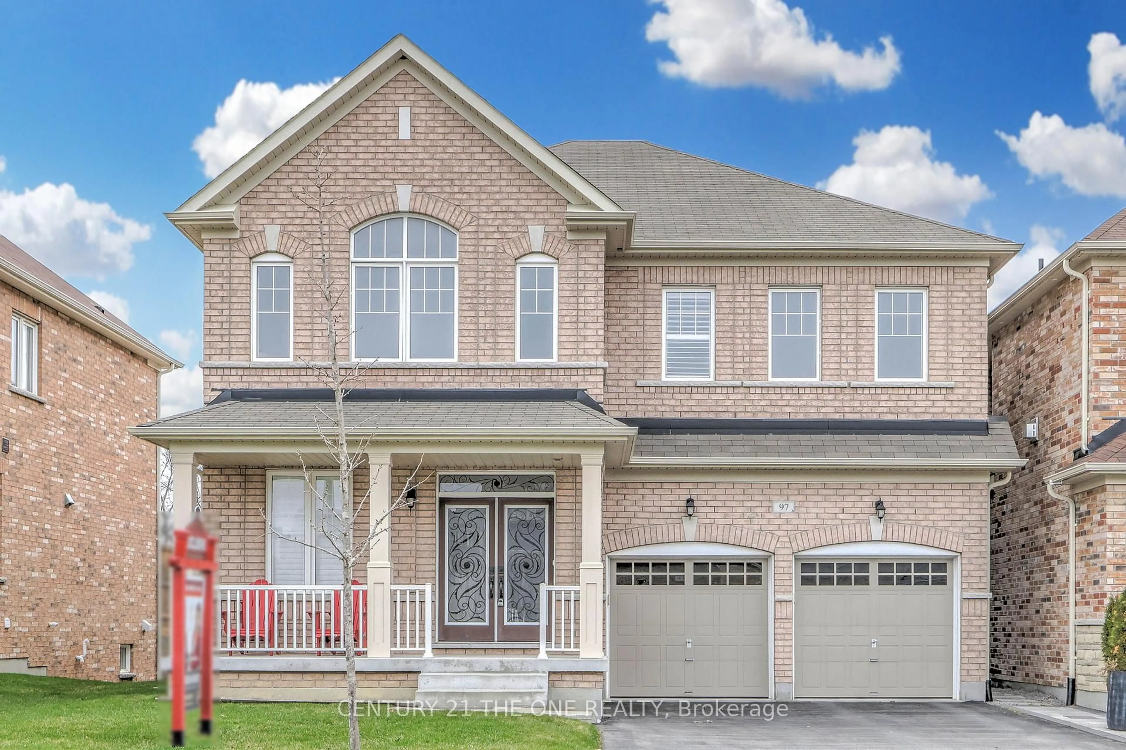 Home with brick exterior material, street for 97 Roy Harper Ave, Aurora Ontario L4G 0V5