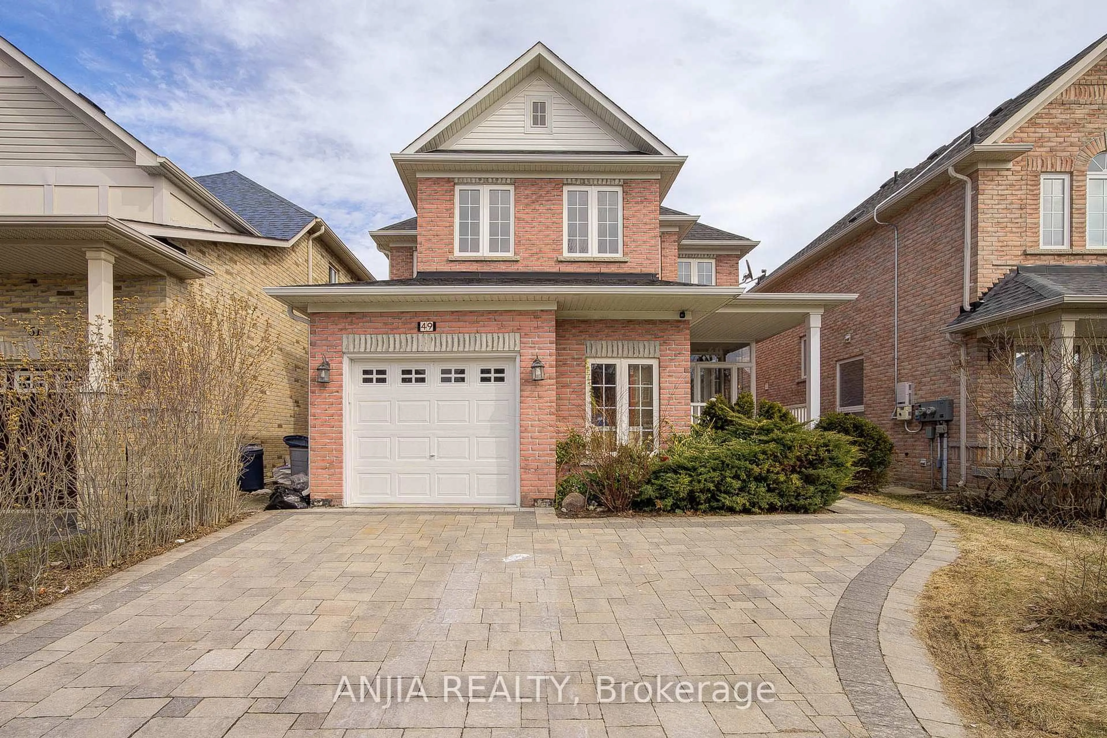 Home with brick exterior material, street for 49 Kentley St, Markham Ontario L6C 3G2