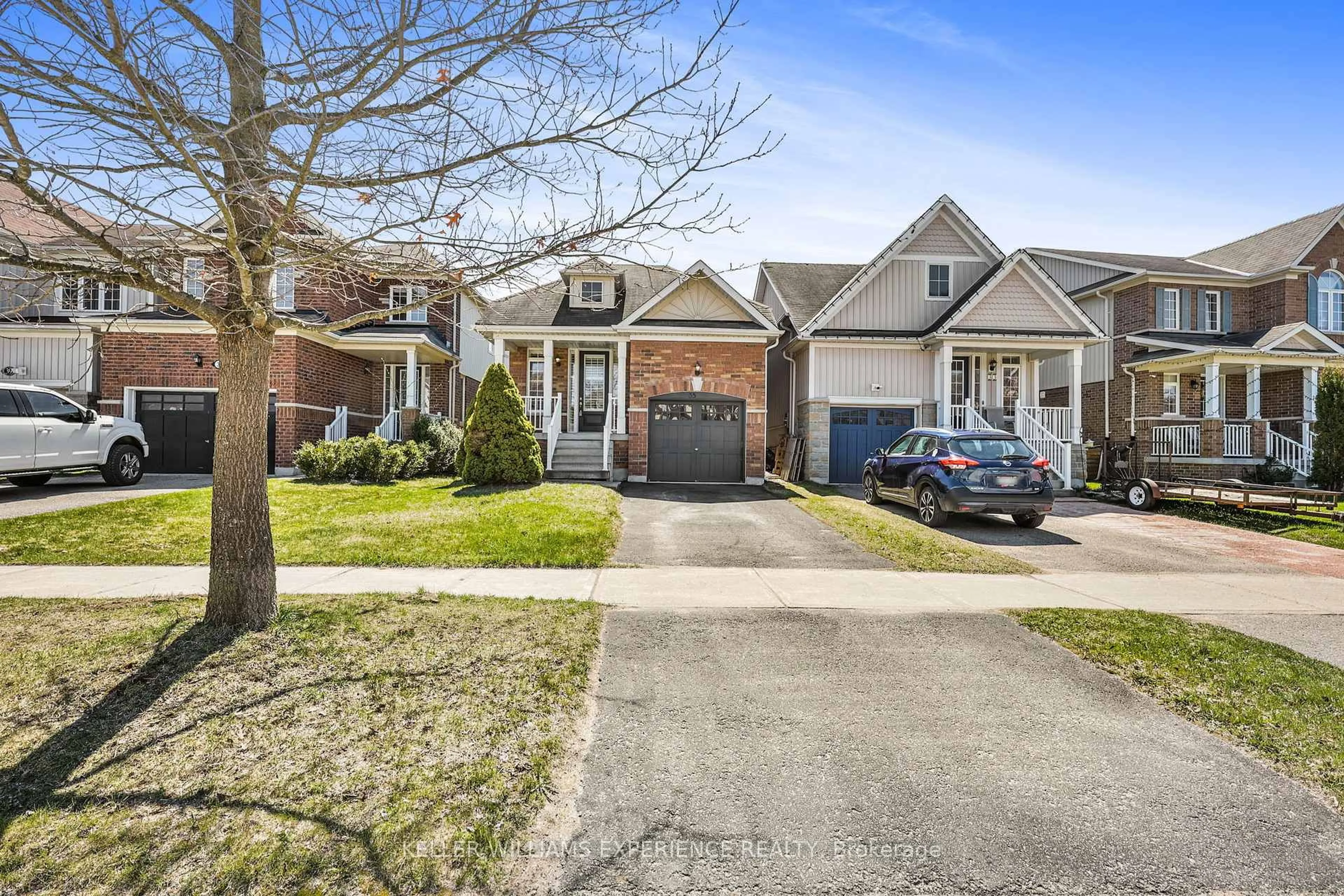 Home with brick exterior material, street for 35 Legion Way, Essa Ontario L3W 0M7