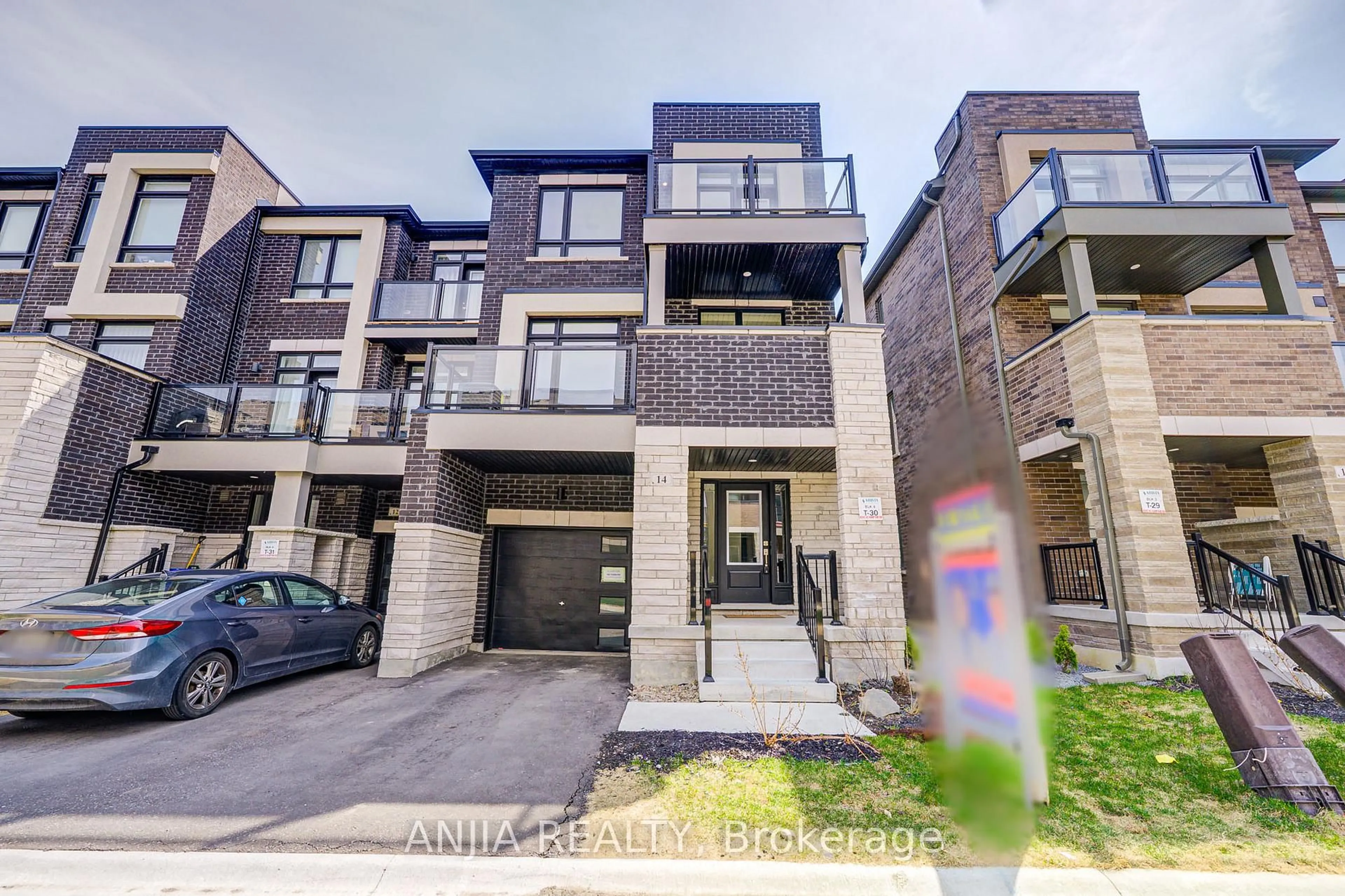 Home with brick exterior material, street for 14 Riley Reed Lane, Richmond Hill Ontario L4S 1N5