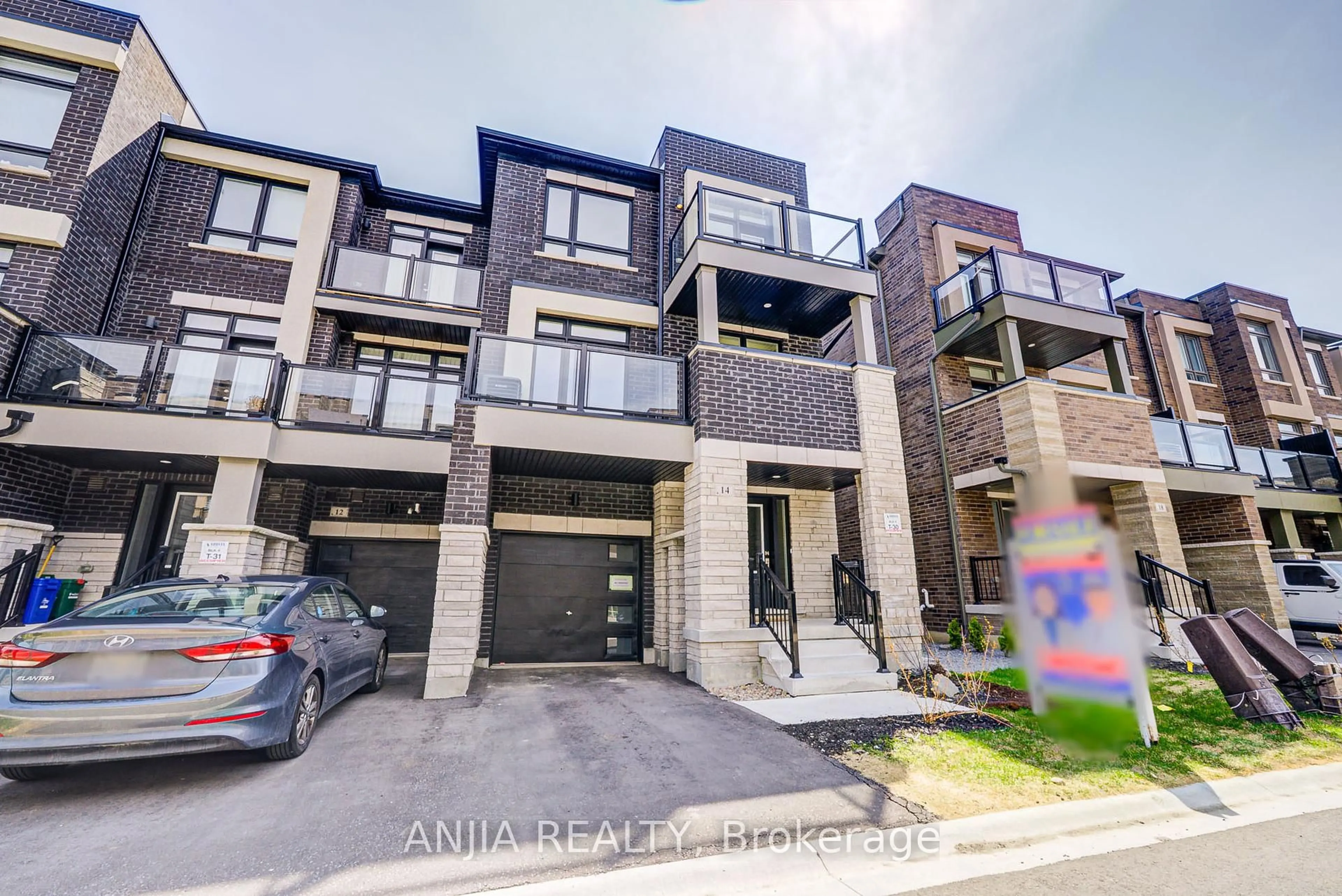 Home with brick exterior material, street for 14 Riley Reed Lane, Richmond Hill Ontario L4S 1N5