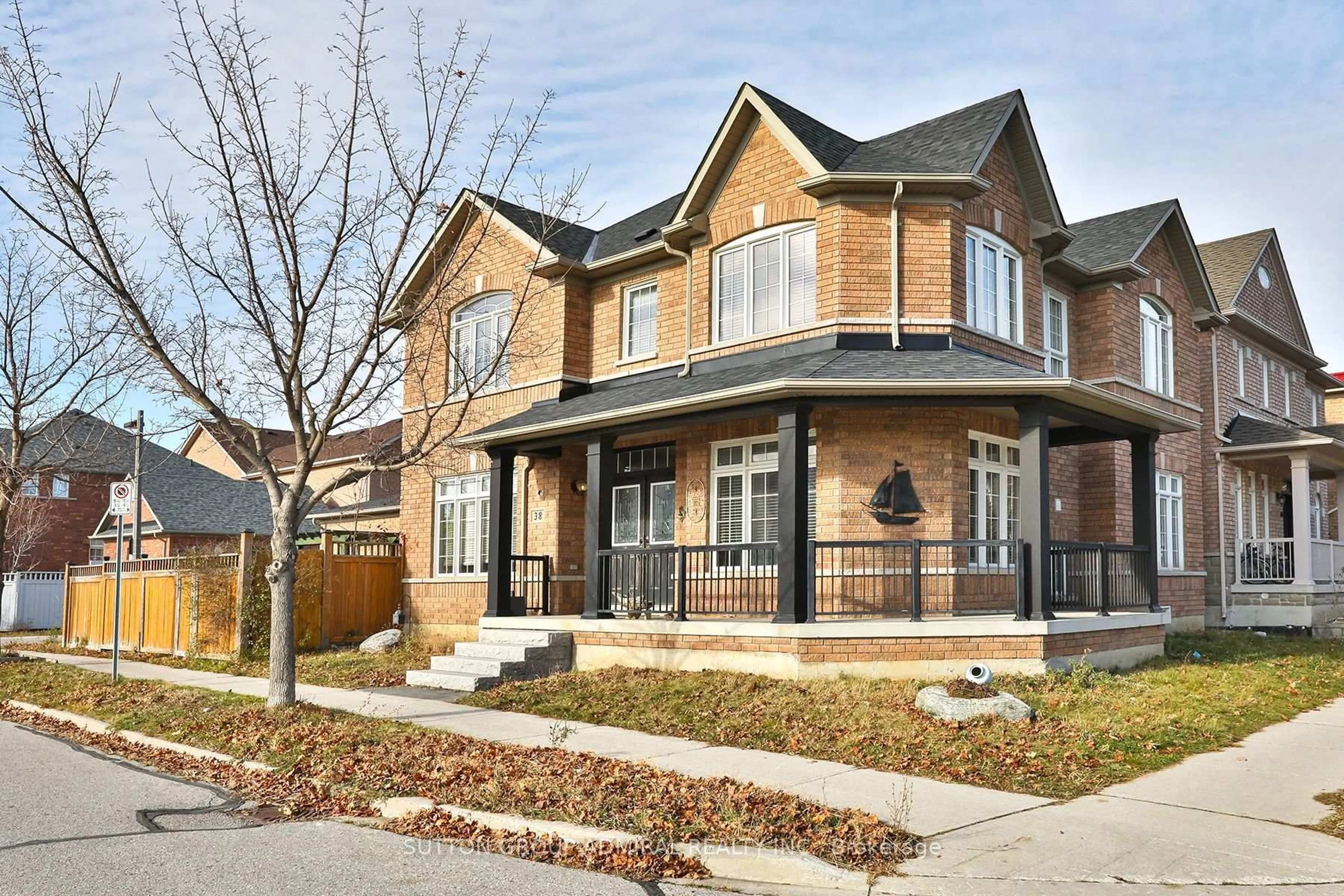 Home with brick exterior material, street for 38 Shady Oaks Ave, Markham Ontario L6B 0J5