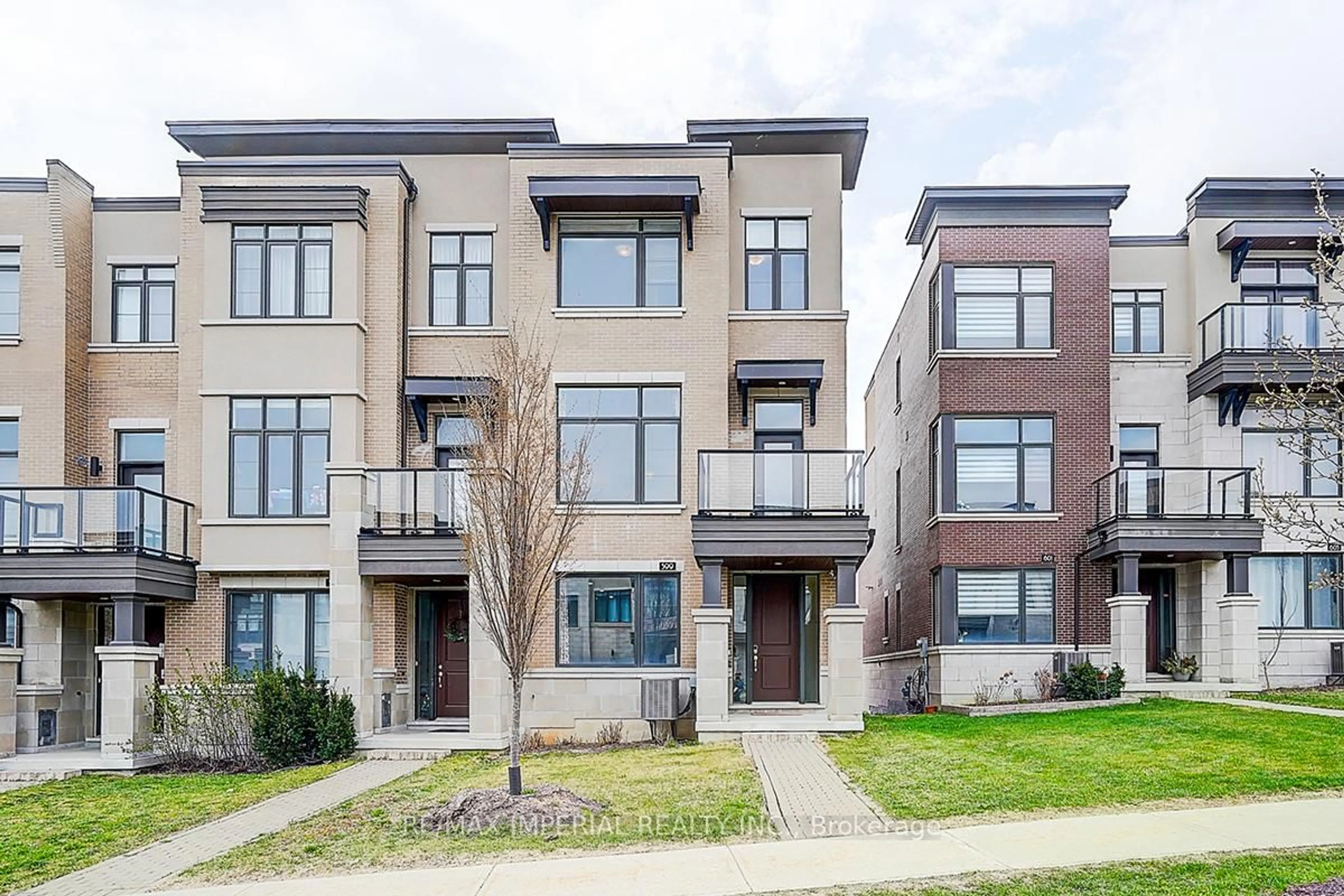Home with brick exterior material, street for 599 Marc Santi Blvd, Vaughan Ontario L6A 4Z8