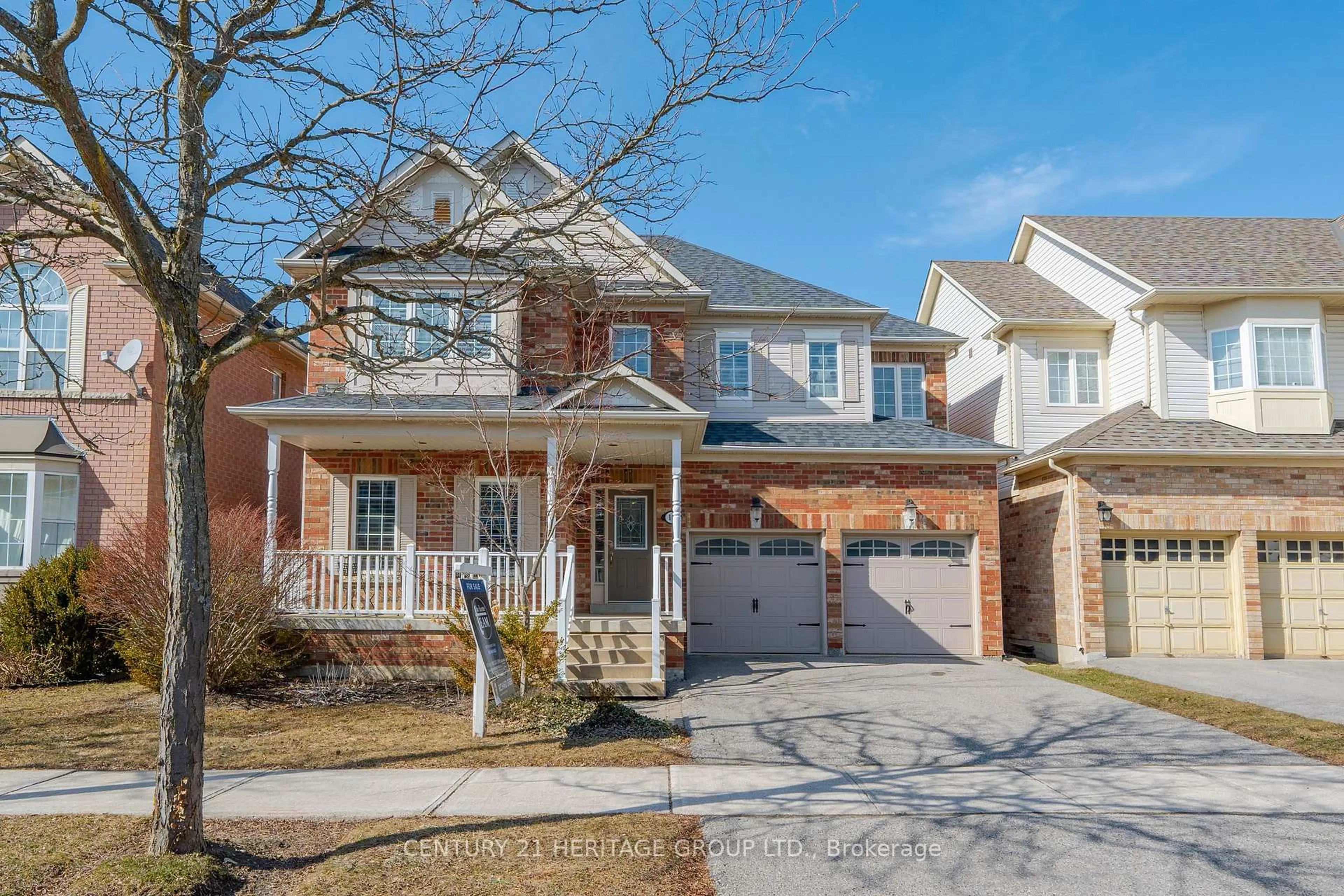 Home with brick exterior material, street for 16 Haverhill Terr, Aurora Ontario L4G 7R7