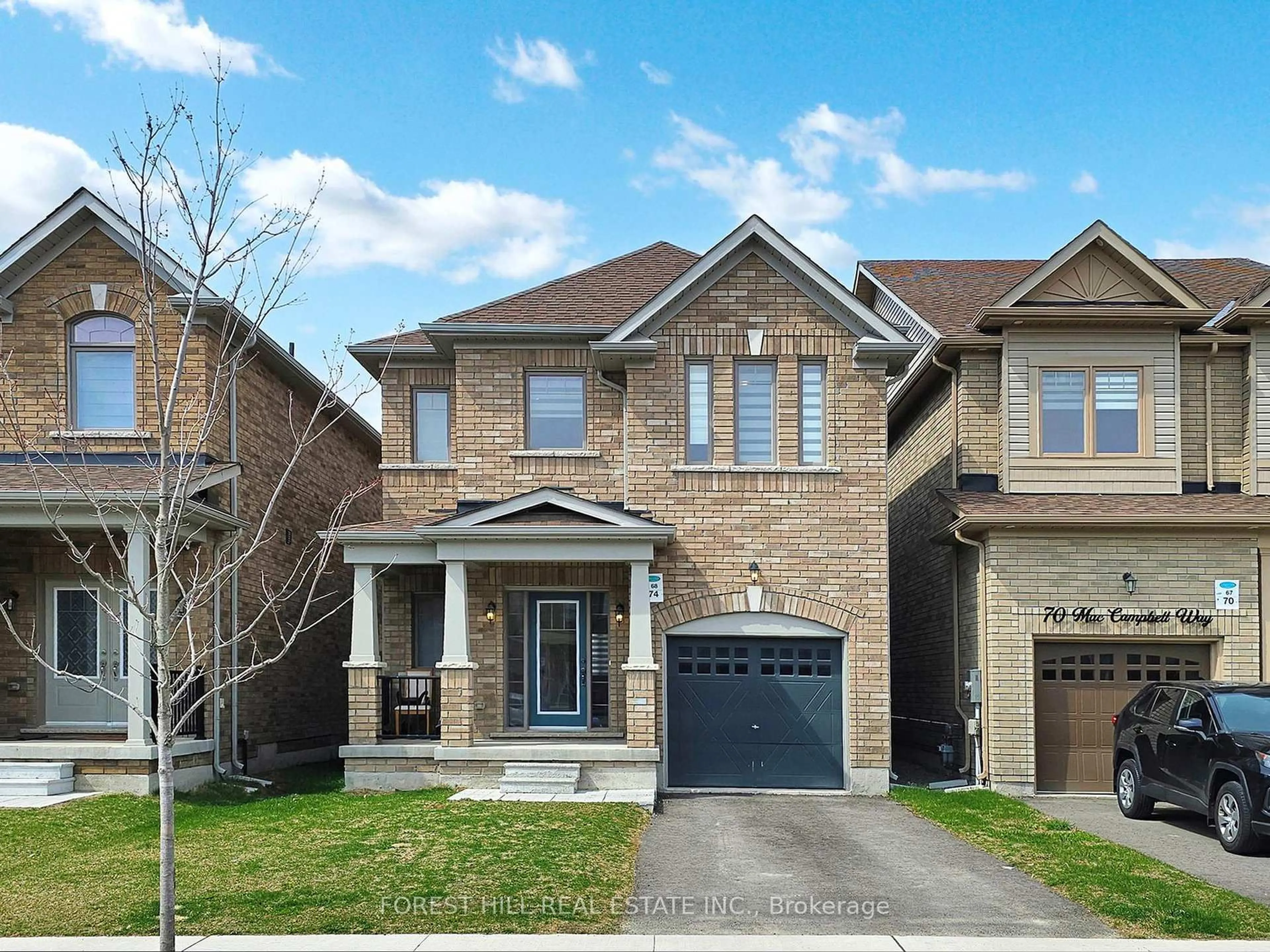 Home with brick exterior material, street for 74 Mac Campbell Way, Bradford West Gwillimbury Ontario L3Z 0P6
