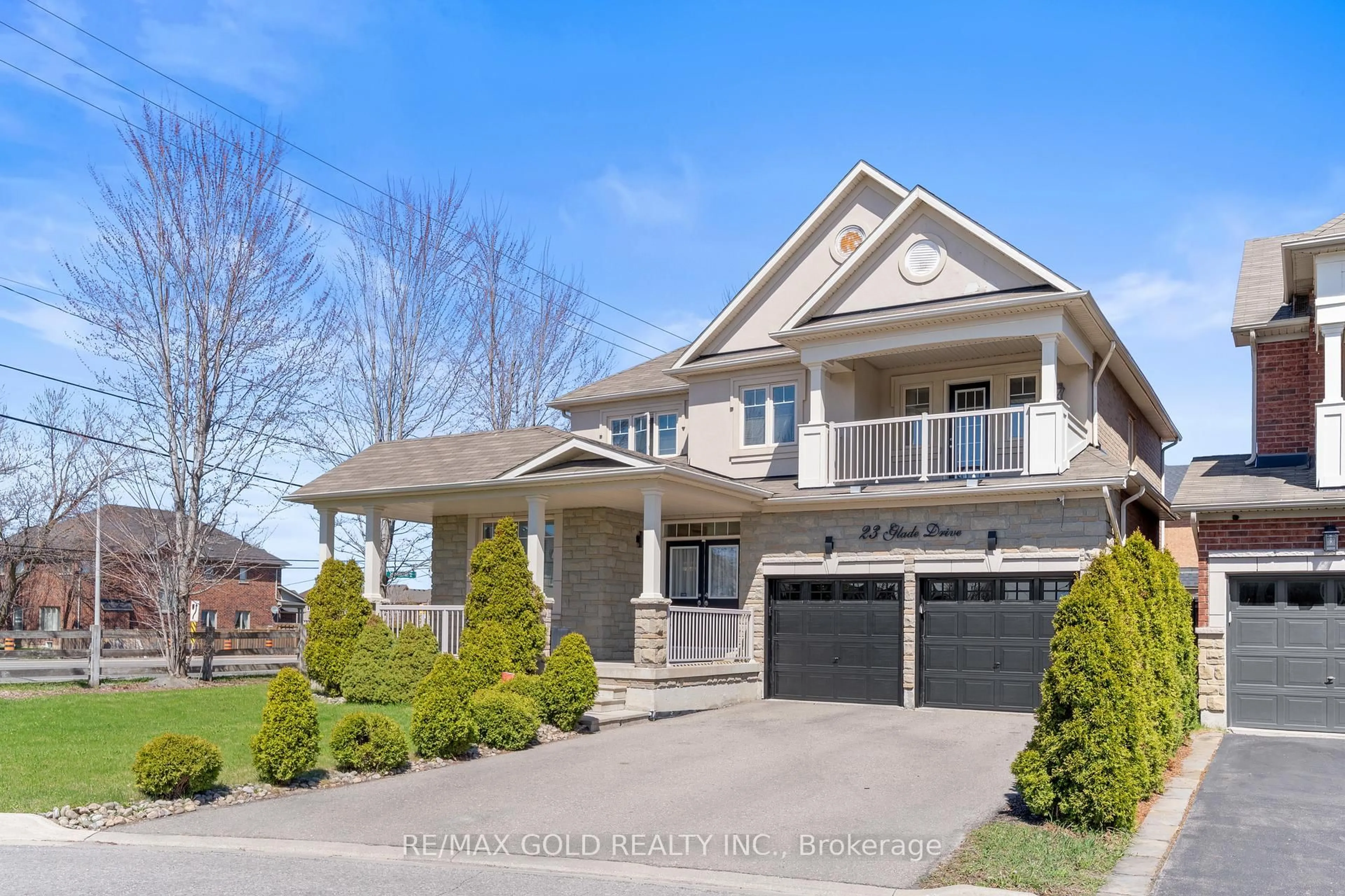Home with brick exterior material, street for 23 Glade Dr, Richmond Hill Ontario L4E 0G9