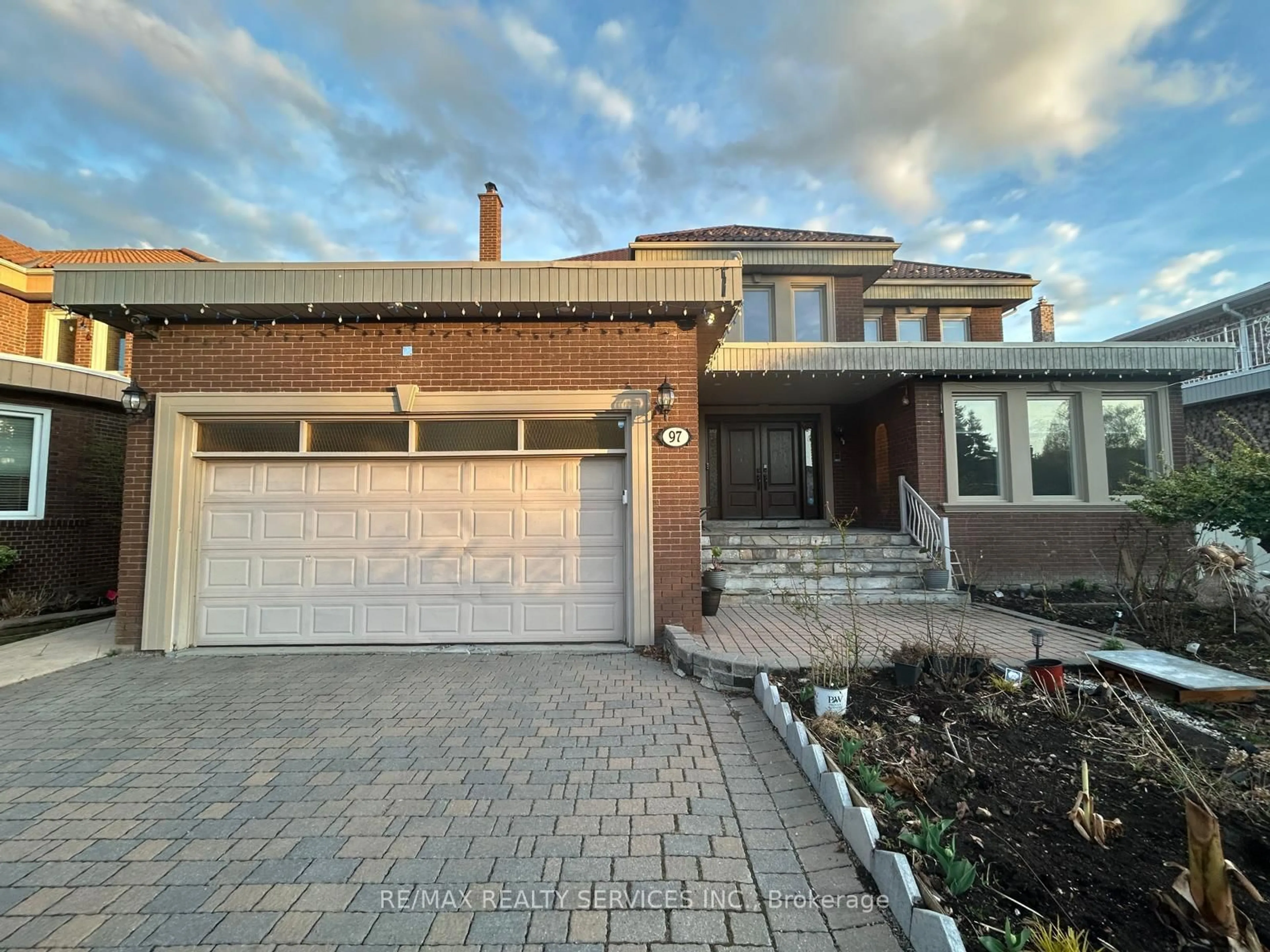 Home with brick exterior material, street for 97 Wigwoss Dr, Vaughan Ontario L4L 2P9