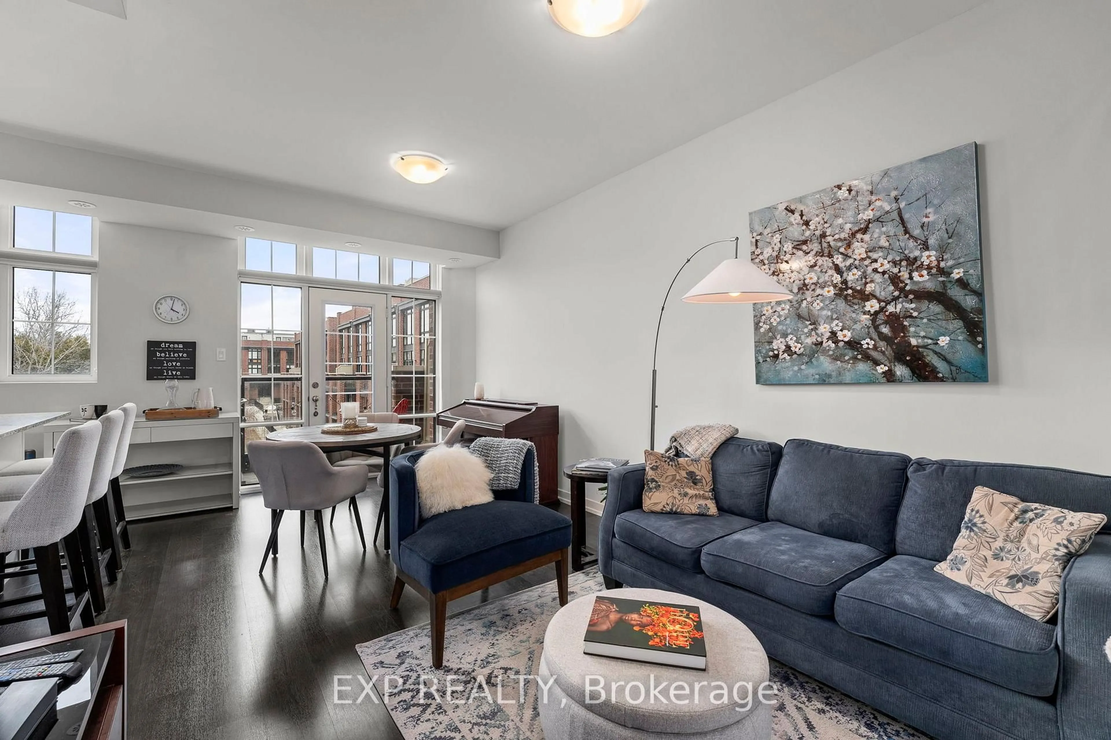 Living room with furniture, unknown for 2 Linsmore Pl #302, Whitchurch-Stouffville Ontario L4A 4T4