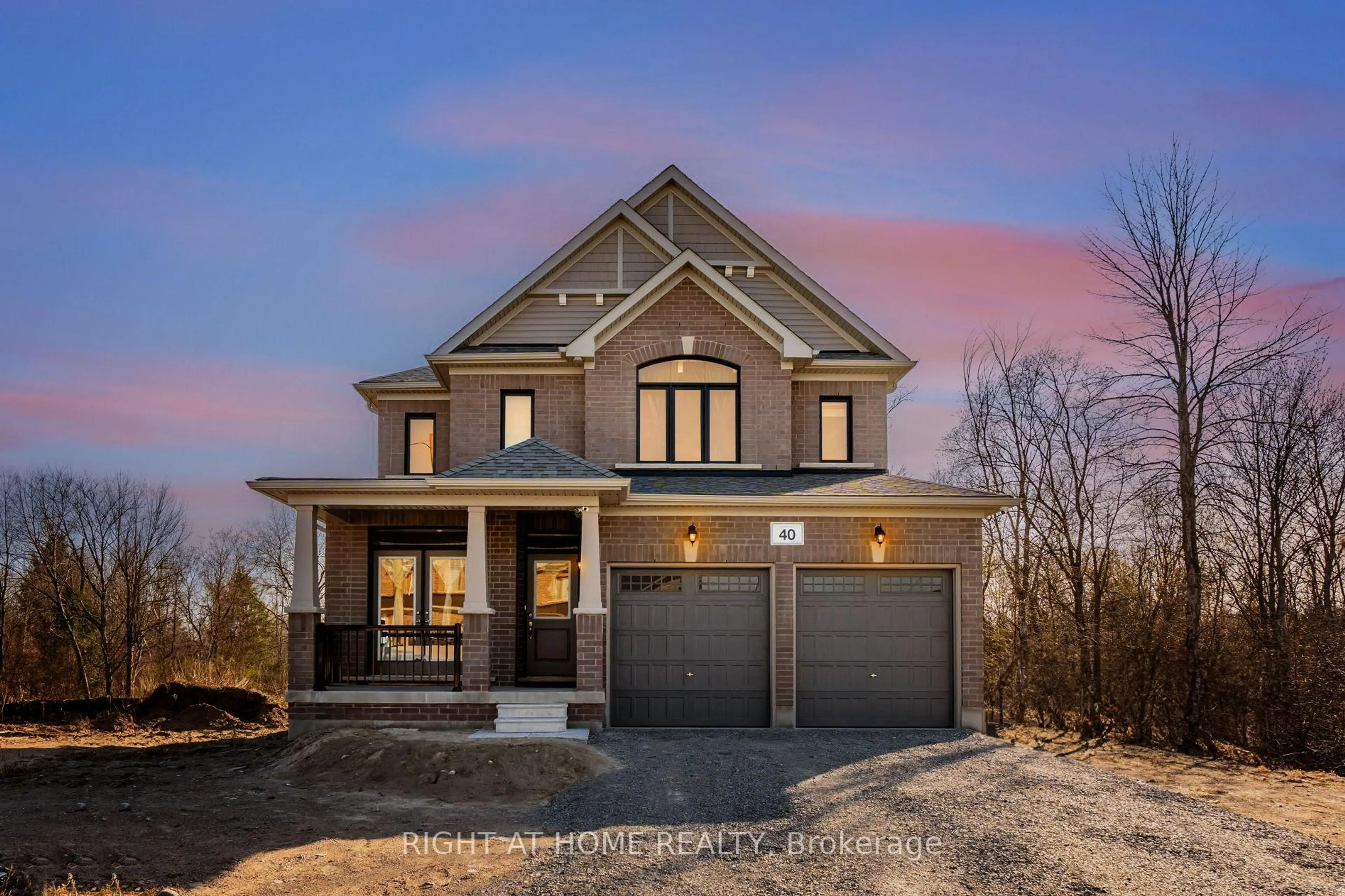 Home with brick exterior material, street for 40 Baycroft Blvd, Essa Ontario L3W 0M1
