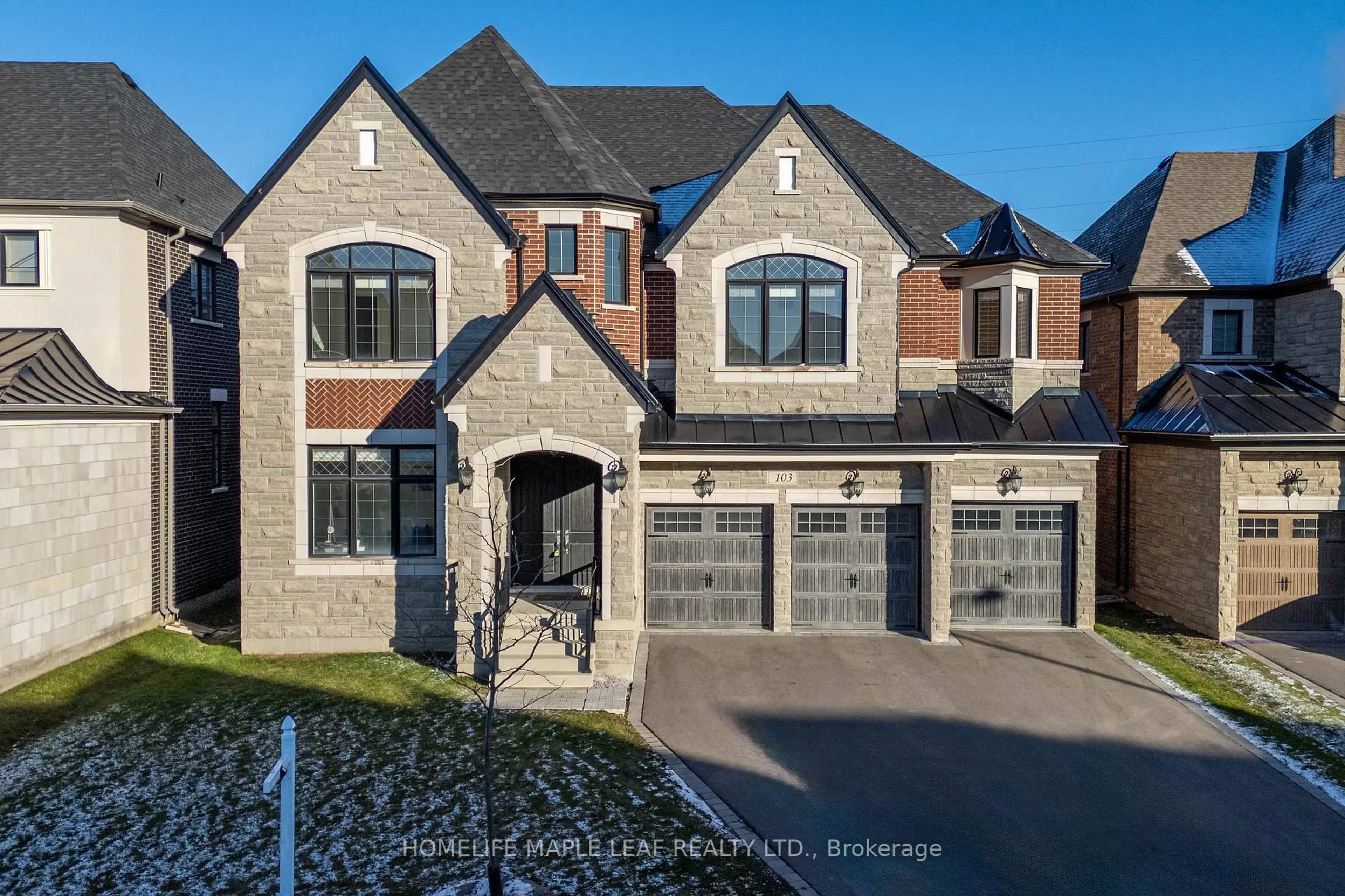 Home with brick exterior material, street for 103 First Nations Tr, Vaughan Ontario L4H 3N5