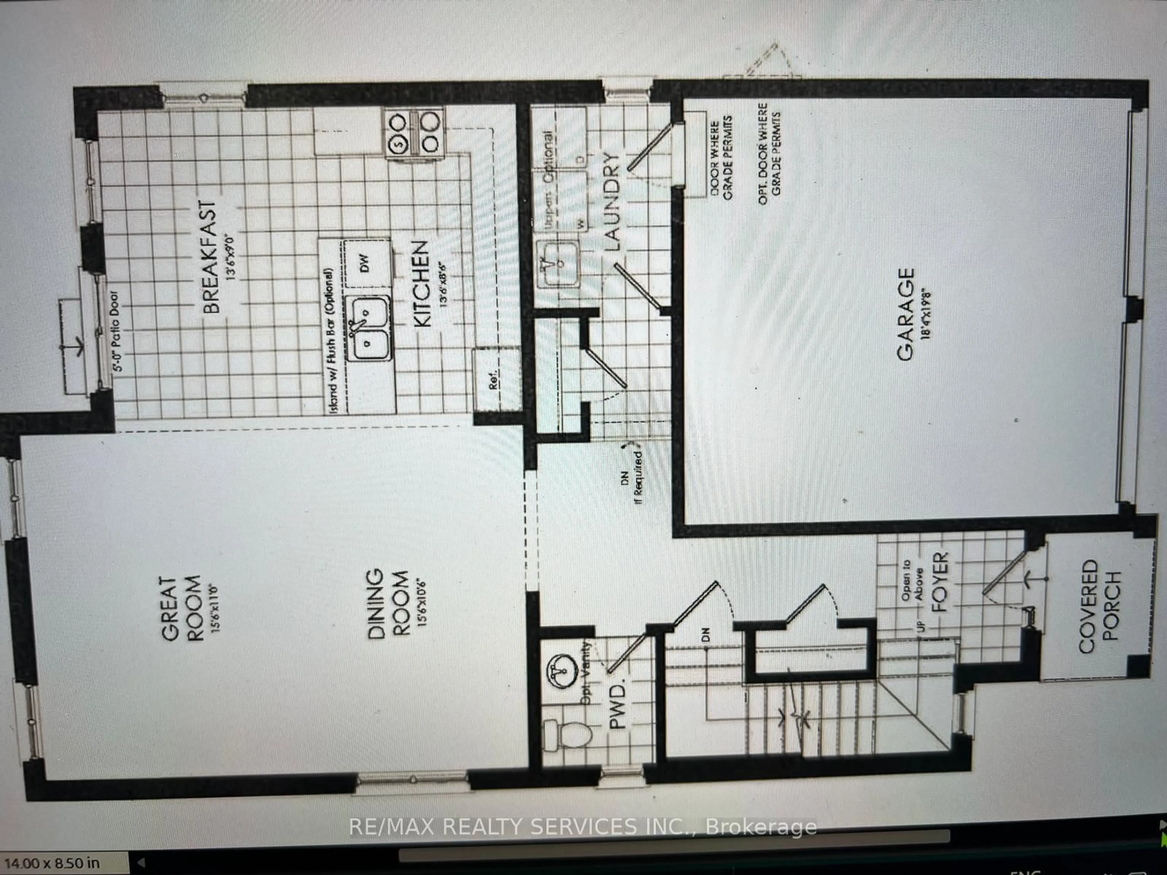 Floor plan for Lot 44 Beaverton Homes St, Brock Ontario L0A 0K1