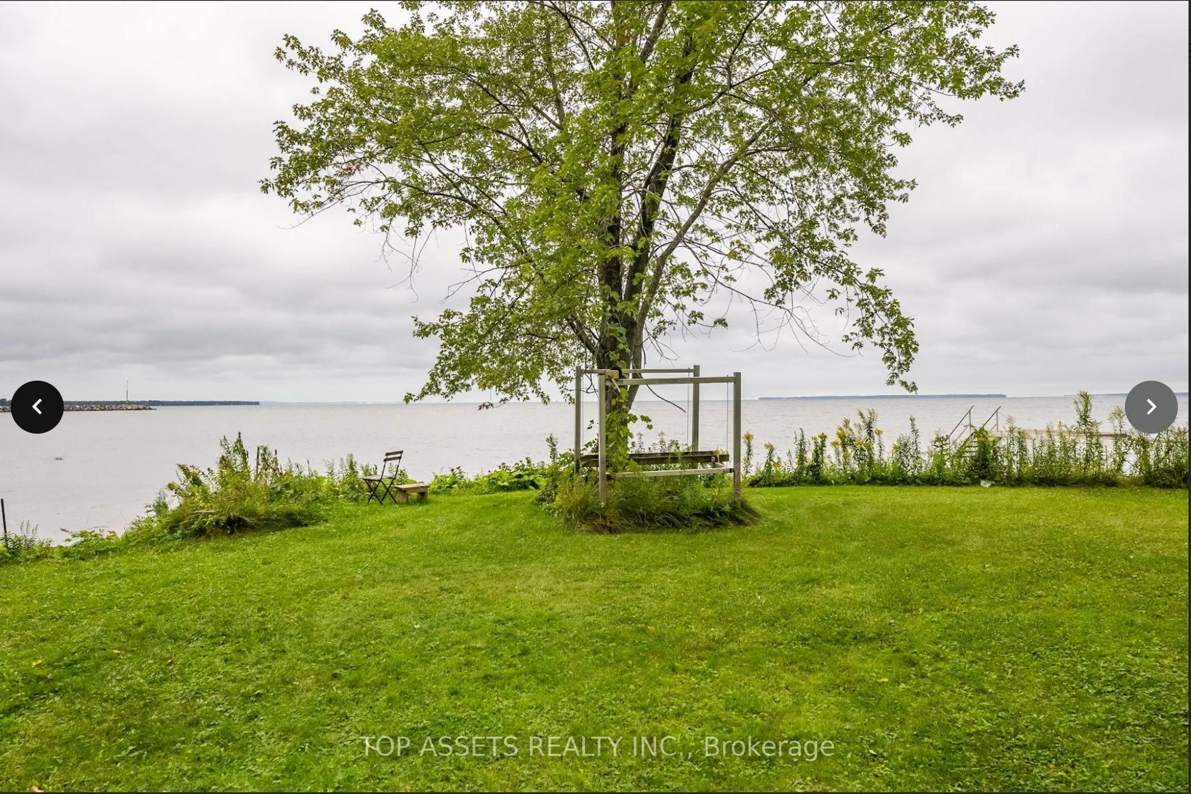 A pic from outside/outdoor area/front of a property/back of a property/a pic from drone, water/lake/river/ocean view for 66 Irving Dr, Georgina Ontario L0E 1N0