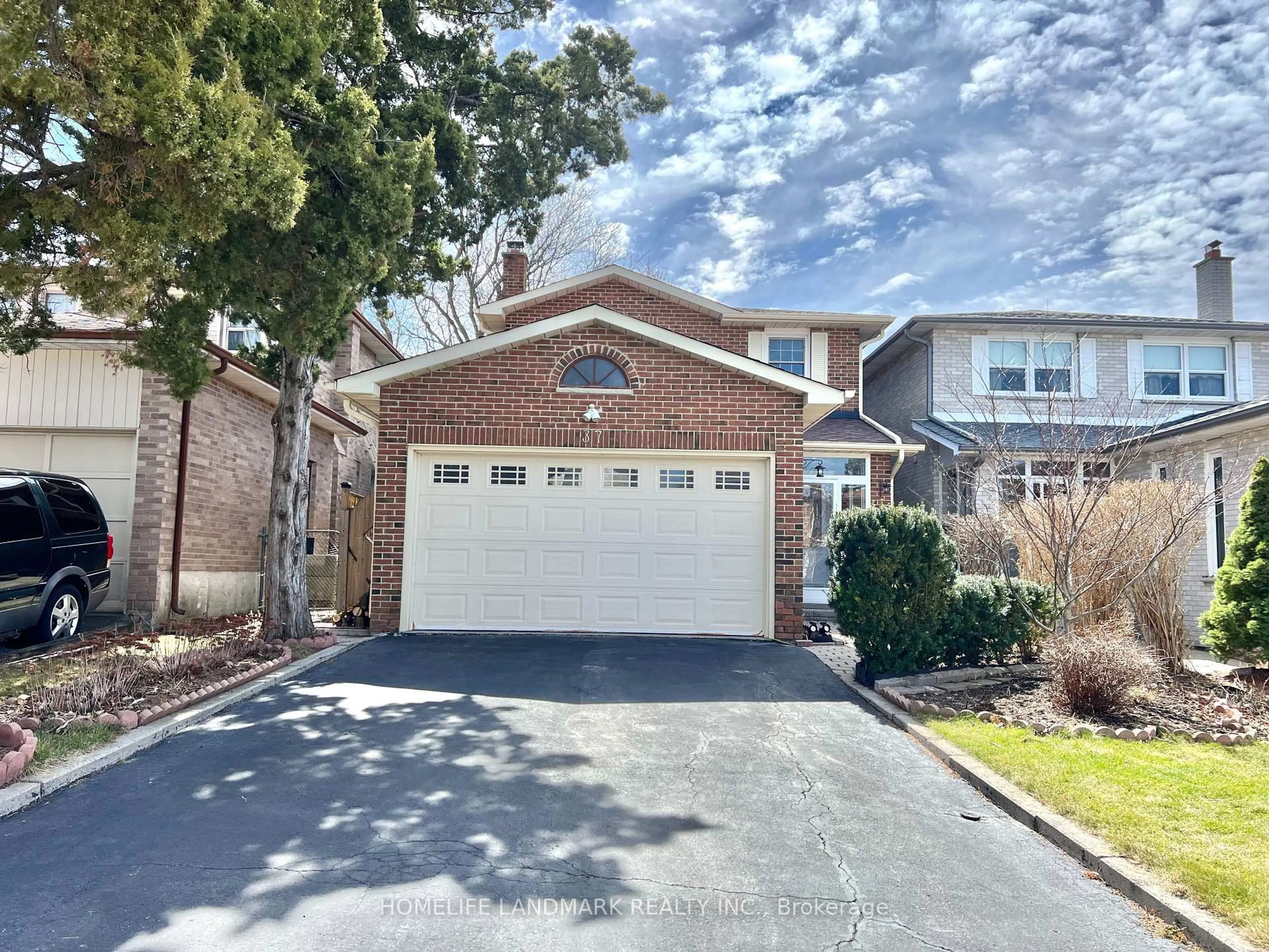 Home with brick exterior material, street for 37 Stargell Cres, Markham Ontario L3P 4J7